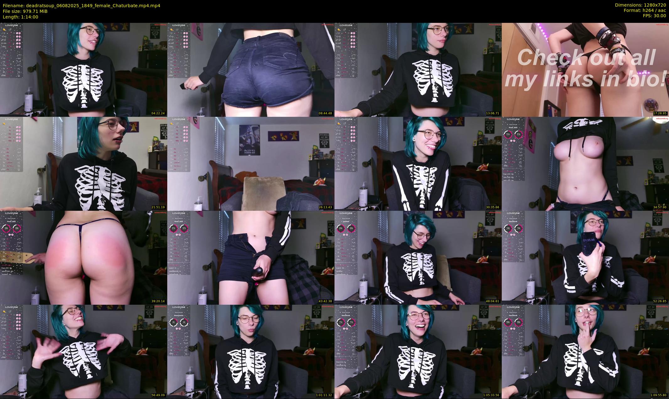 deadratsoup — 74 minute Chaturbate female cam show recording, 720p, Aug 6, 2025