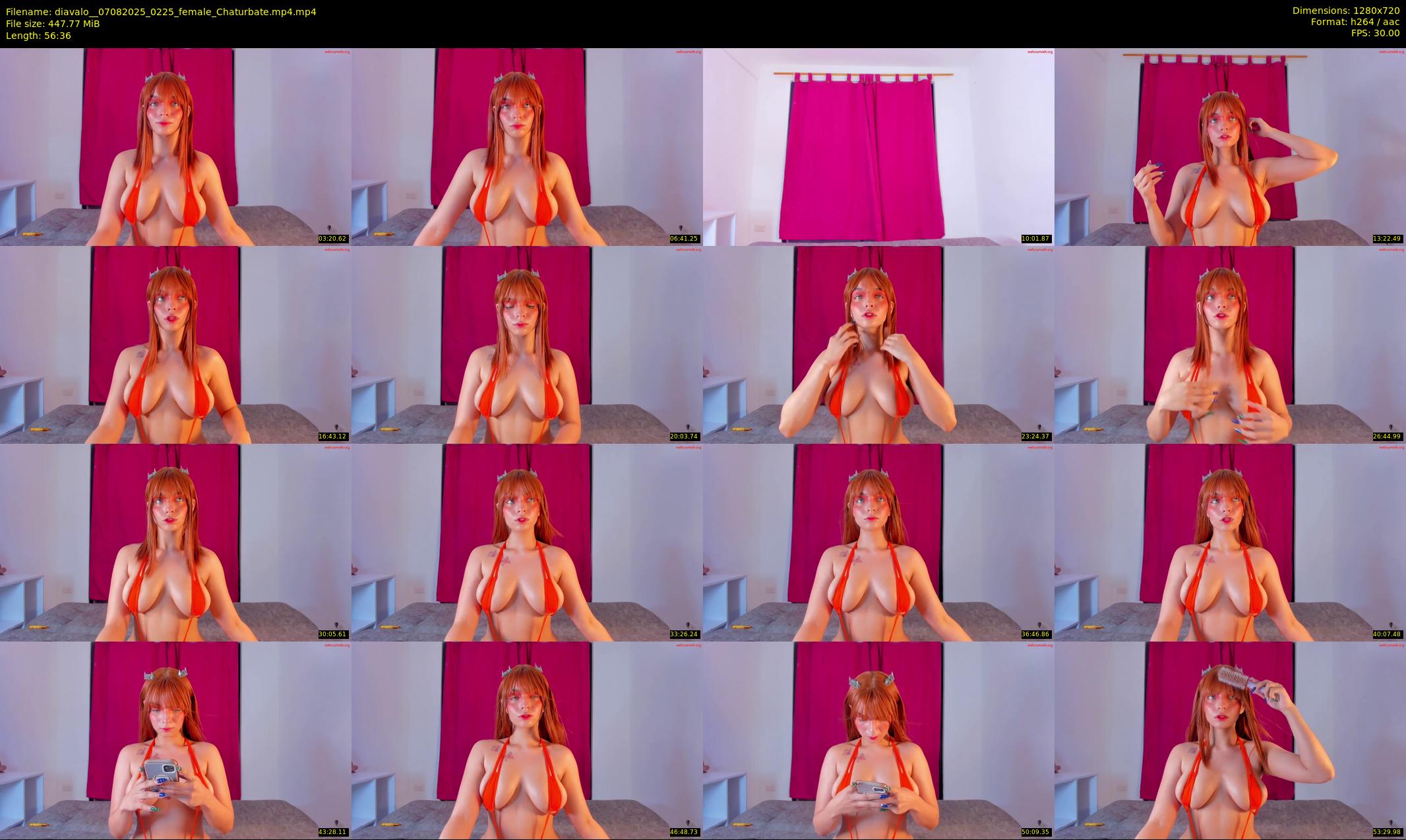 diavalo_ — 57 minute Chaturbate female cam show recording, 720p, Aug 7, 2025