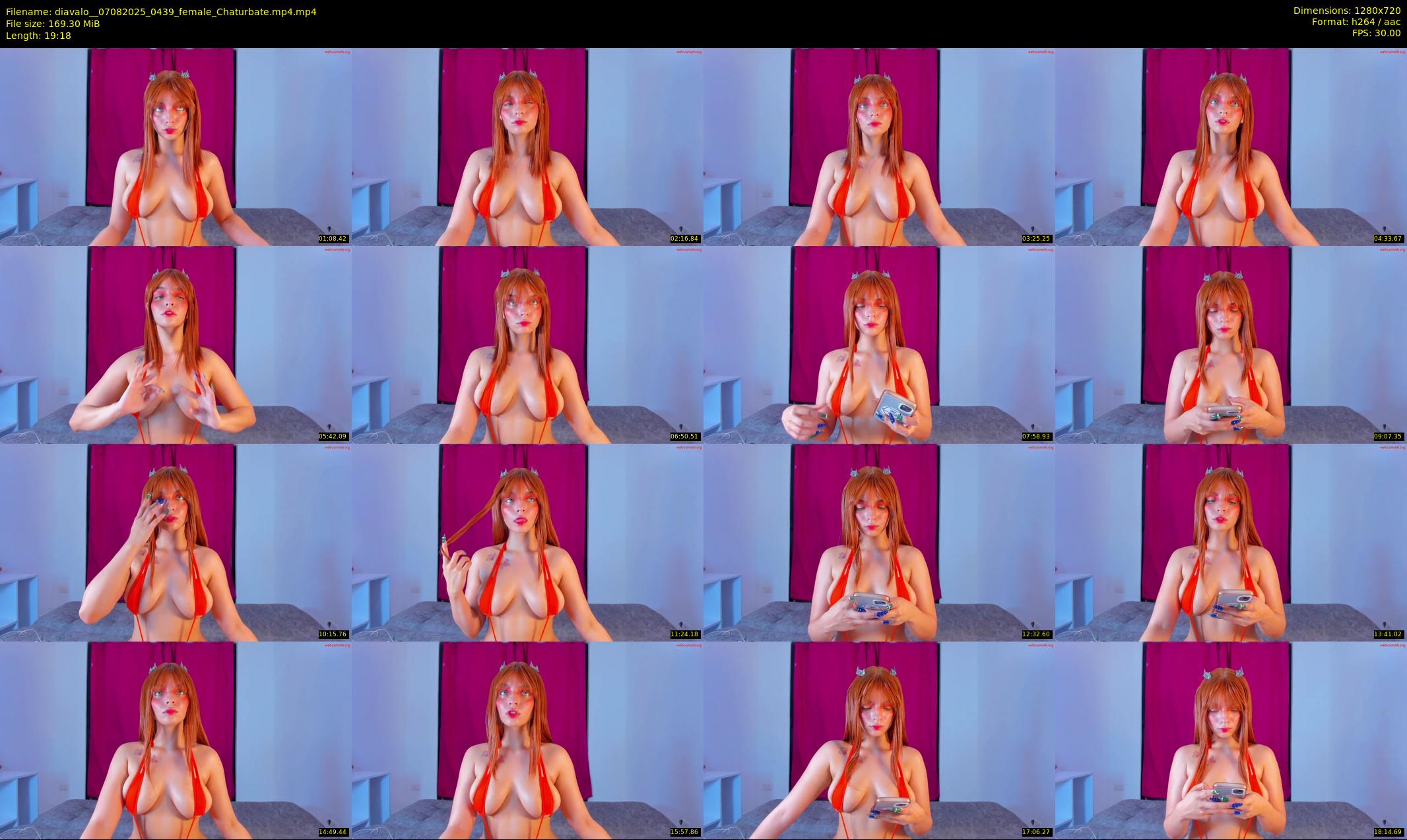 diavalo_ — 20 minute Chaturbate female cam show recording, 720p, Aug 7, 2025