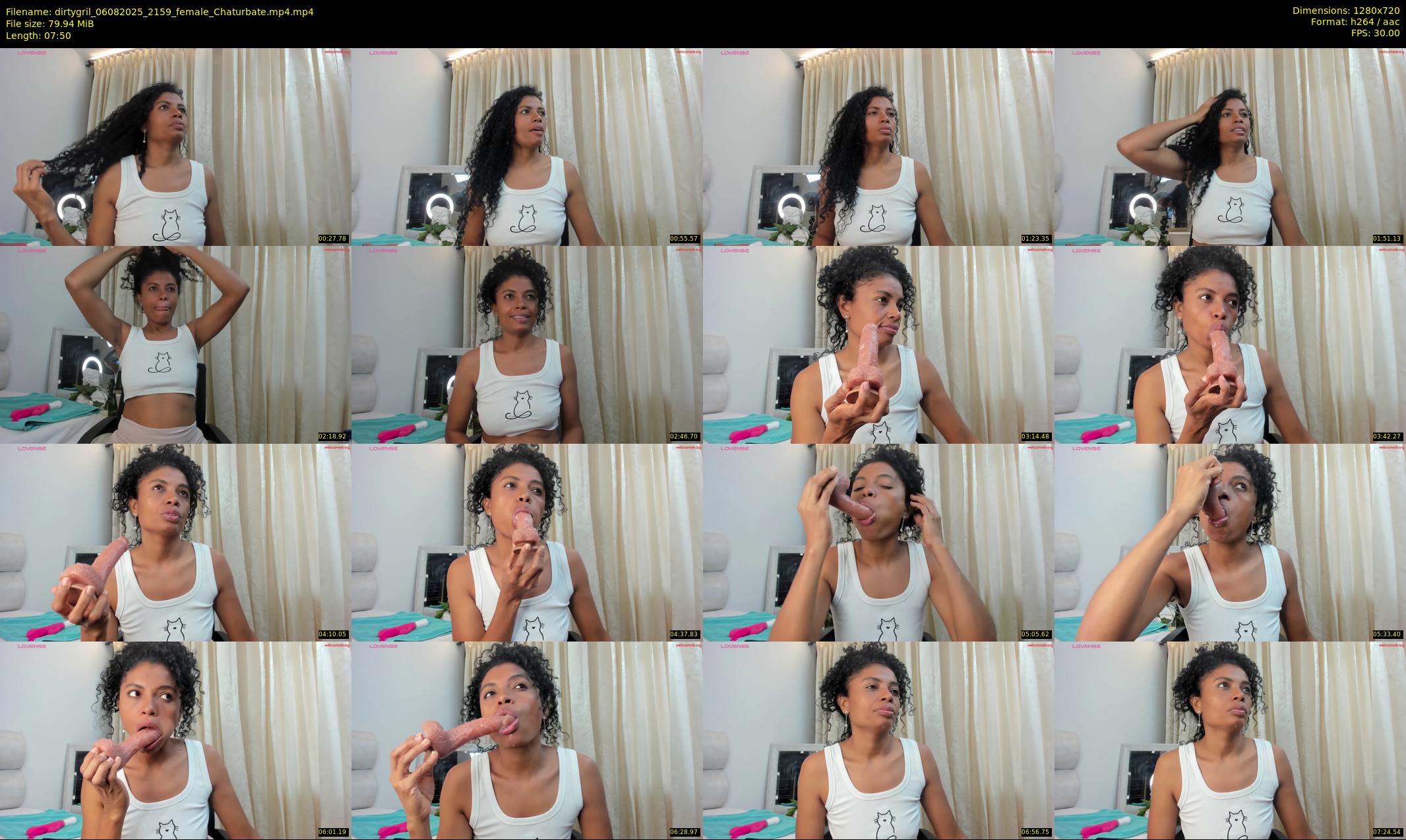dirtygril — 8 minute Chaturbate female cam show recording, 720p, Aug 6, 2025
