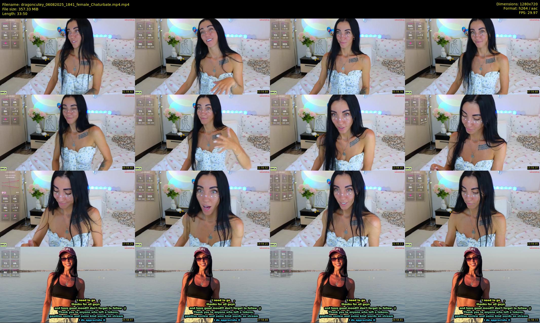 dragoncutey — 34 minute Chaturbate female cam show recording, 720p, Aug 6, 2025