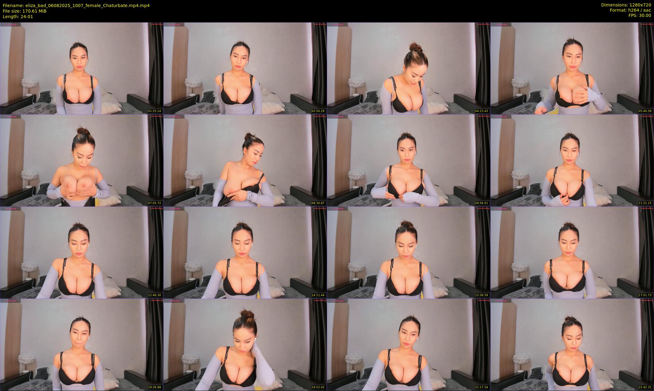 eliza_bad — 25 minute Chaturbate female cam show recording, 720p, Aug 6, 2025