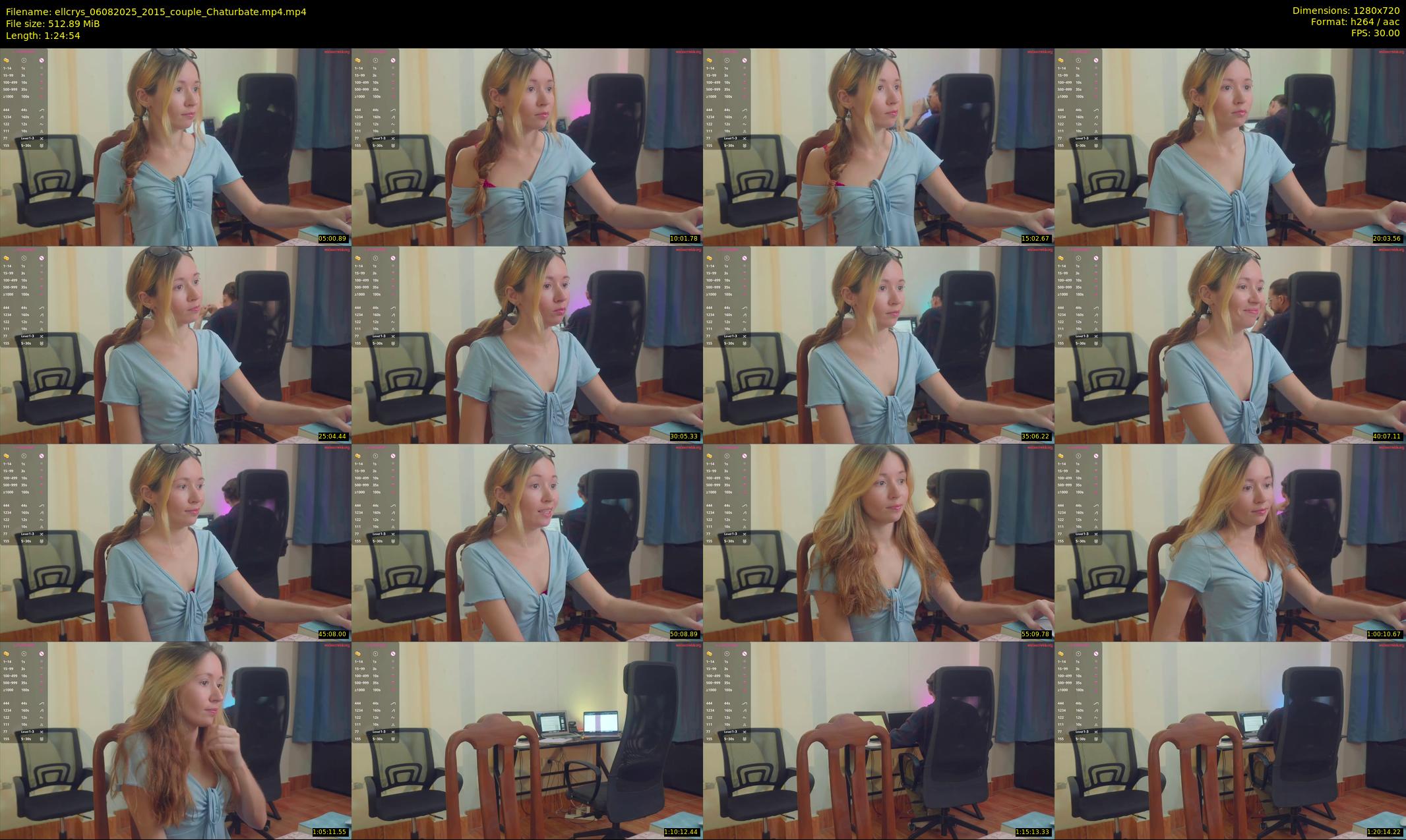 ellcrys — 85 minute Chaturbate couple cam show recording, 720p, Aug 6, 2025