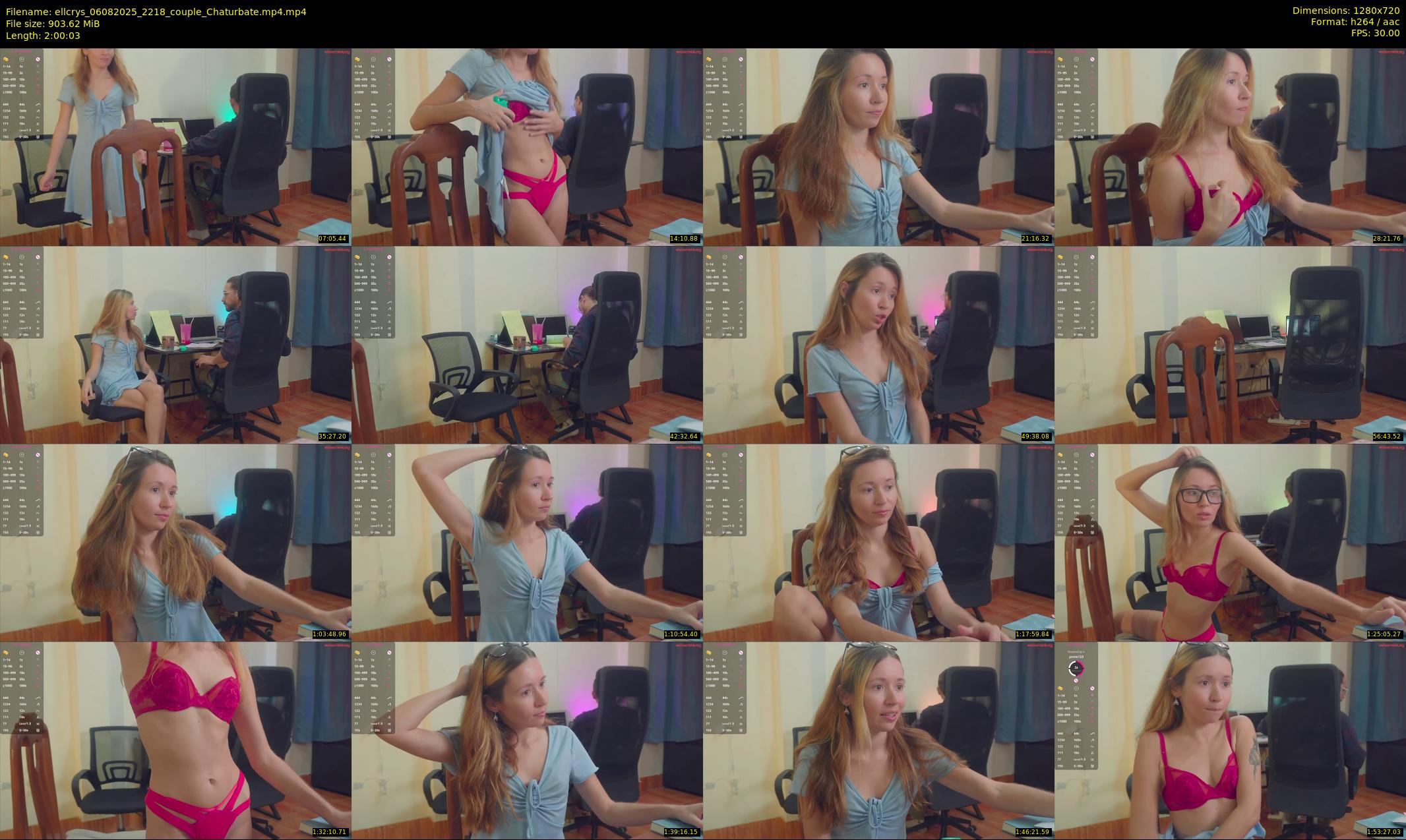 ellcrys — 121 minute Chaturbate couple cam show recording, 720p, Aug 6, 2025