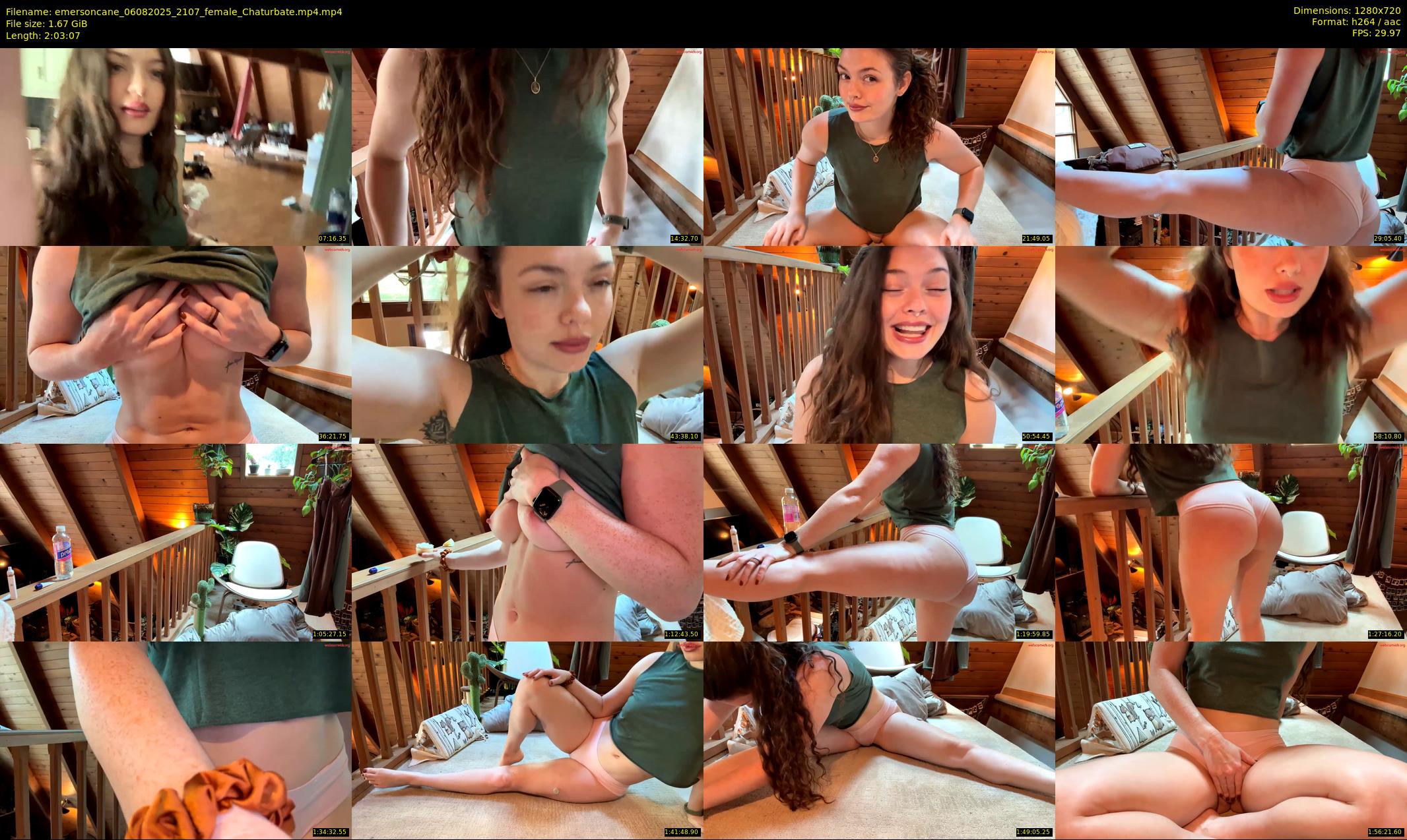 emersoncane — 124 minute Chaturbate female cam show recording, 720p, Aug 6, 2025