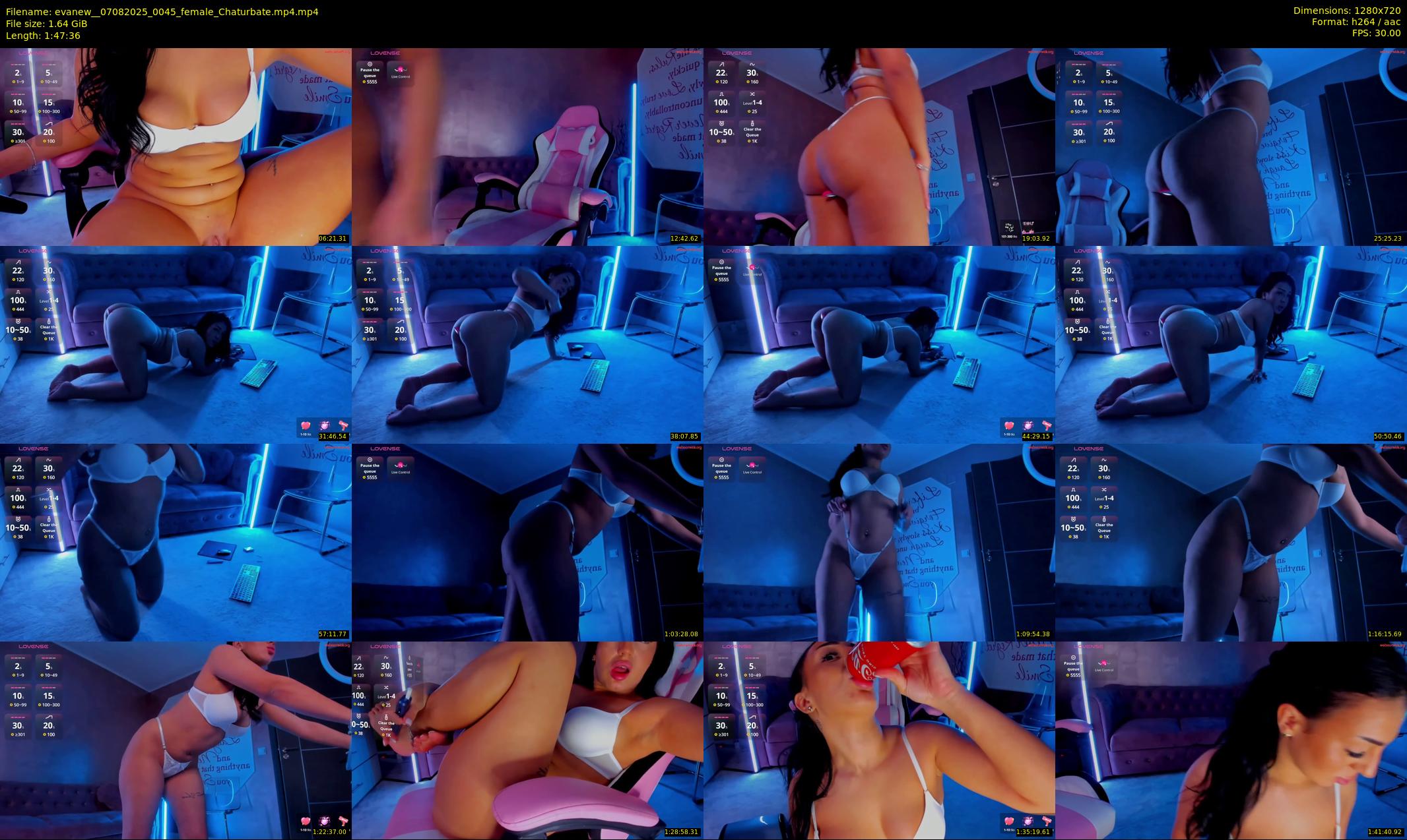 evanew_ — 108 minute Chaturbate female cam show recording, 720p, Aug 7, 2025