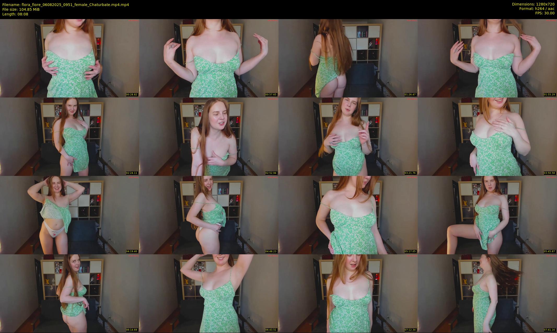 flora_fiore — 9 minute Chaturbate female cam show recording, 720p, Aug 6, 2025
