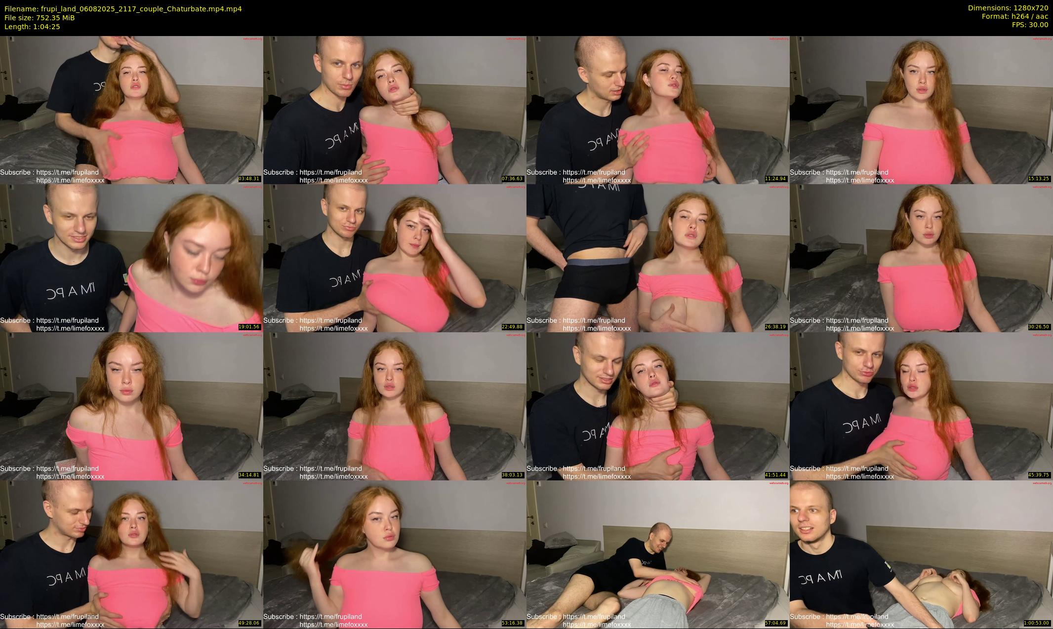 frupi_land — 65 minute Chaturbate couple cam show recording, 720p, Aug 6, 2025