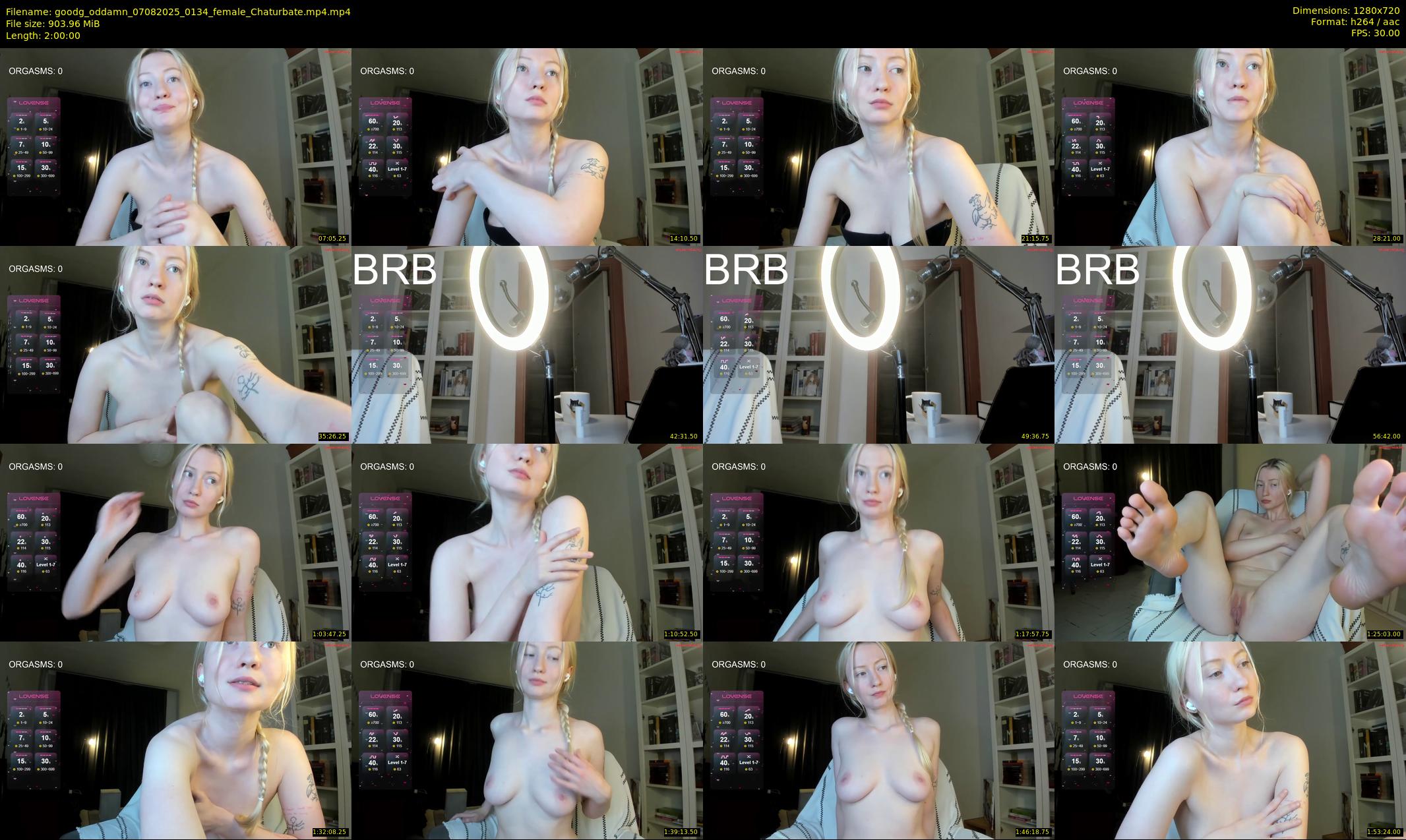 goodg_oddamn — 120 minute Chaturbate female cam show recording, 720p, Aug 7, 2025