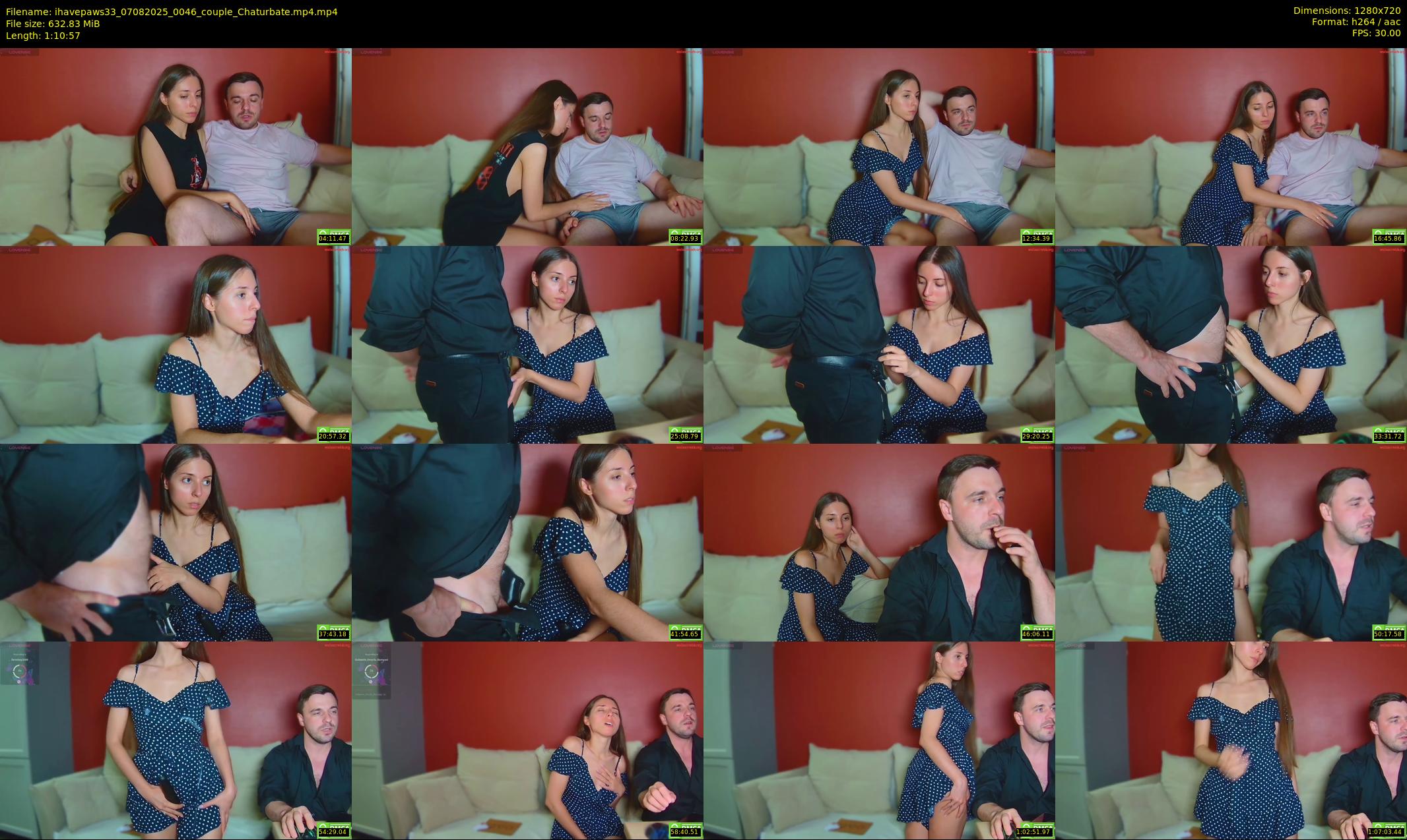 ihavepaws33 — 71 minute Chaturbate couple cam show recording, 720p, Aug 7, 2025
