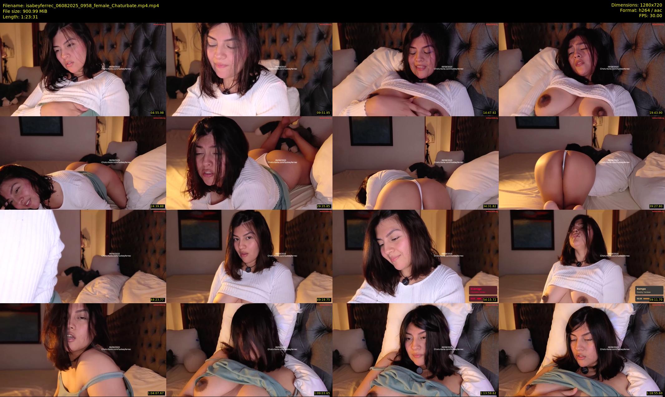 isabeyferrec — 84 minute Chaturbate female cam show recording, 720p, Aug 6, 2025