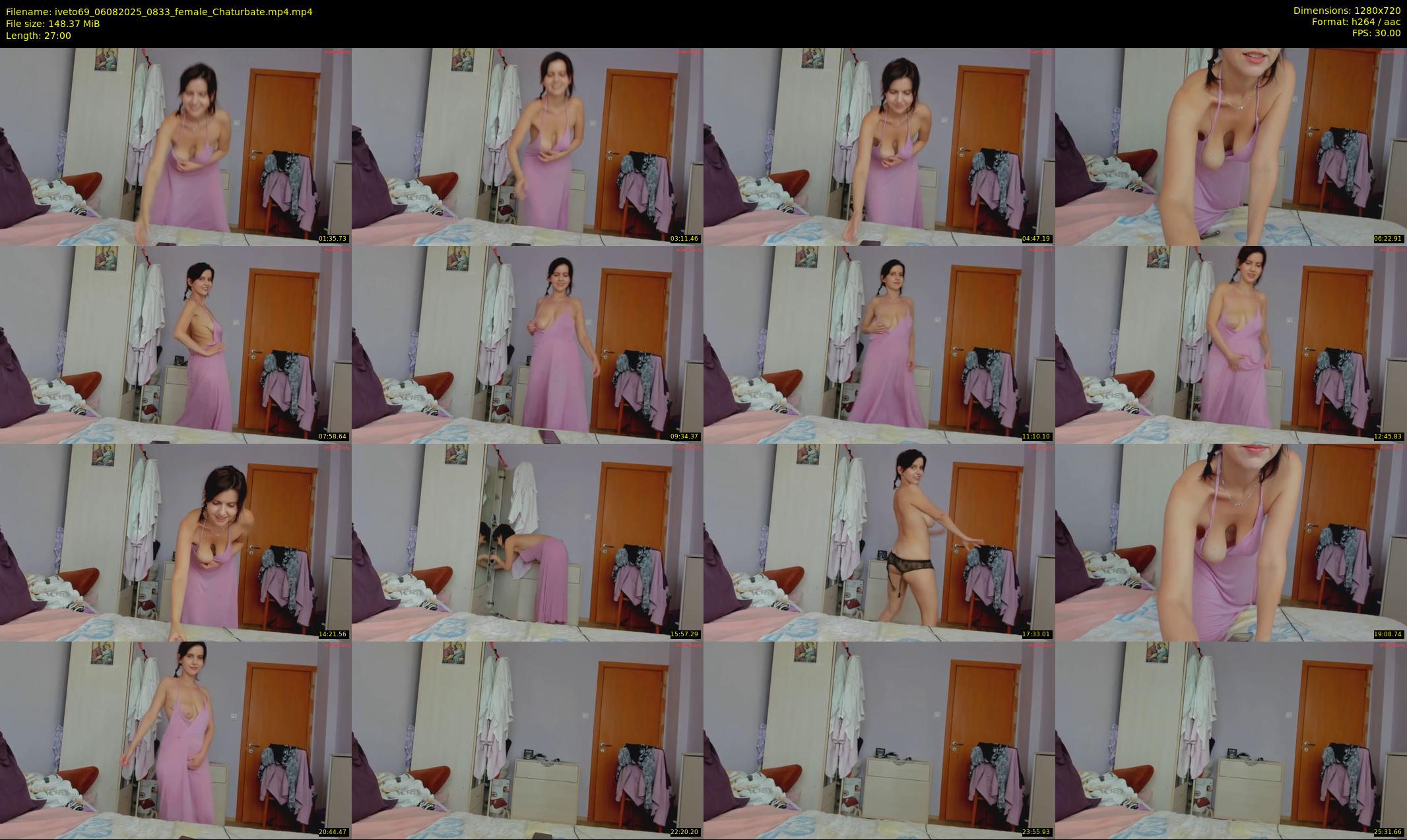 iveto69 — 27 minute Chaturbate female cam show recording, 720p, Aug 6, 2025