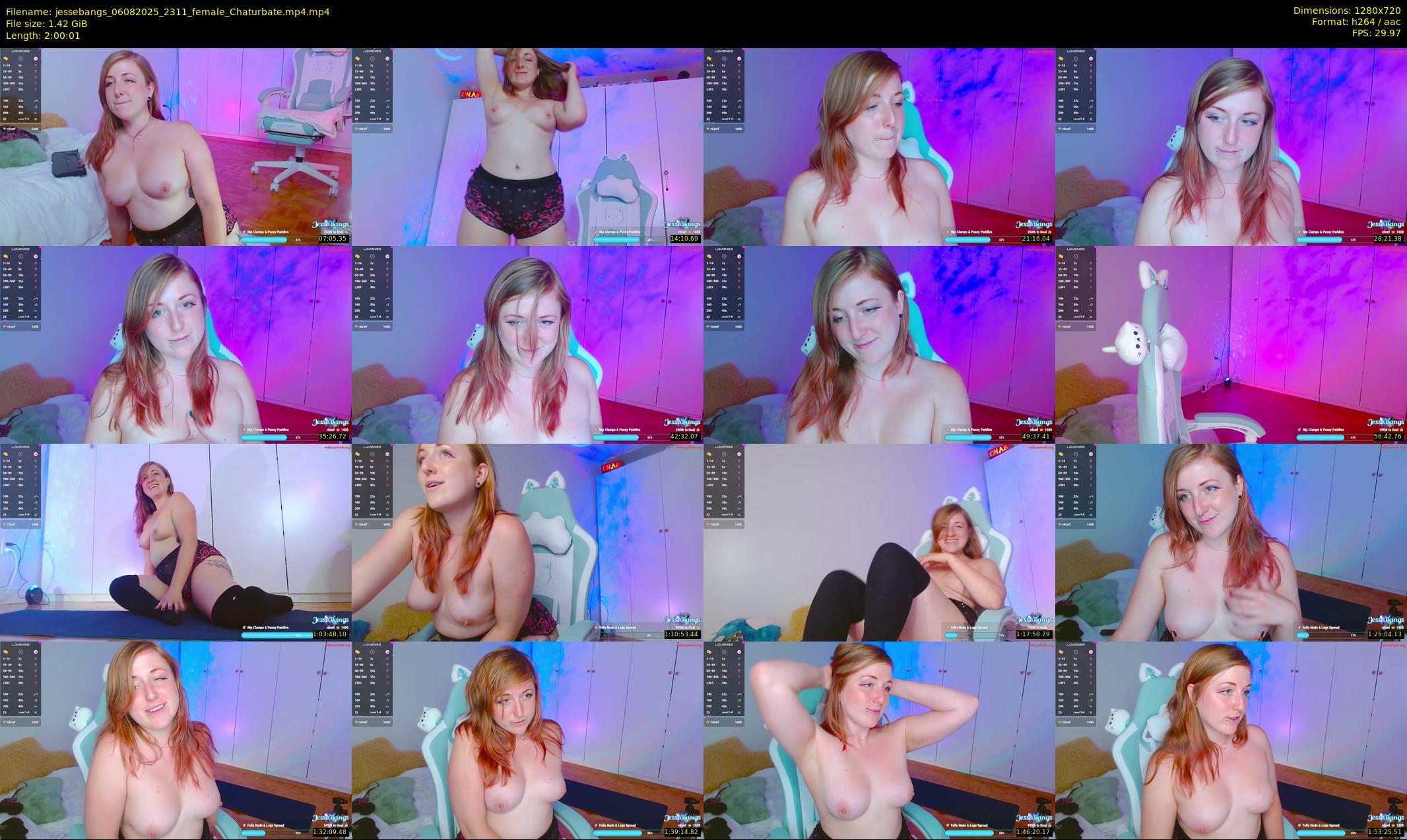 jessebangs — 121 minute Chaturbate female cam show recording, 720p, Aug 6, 2025