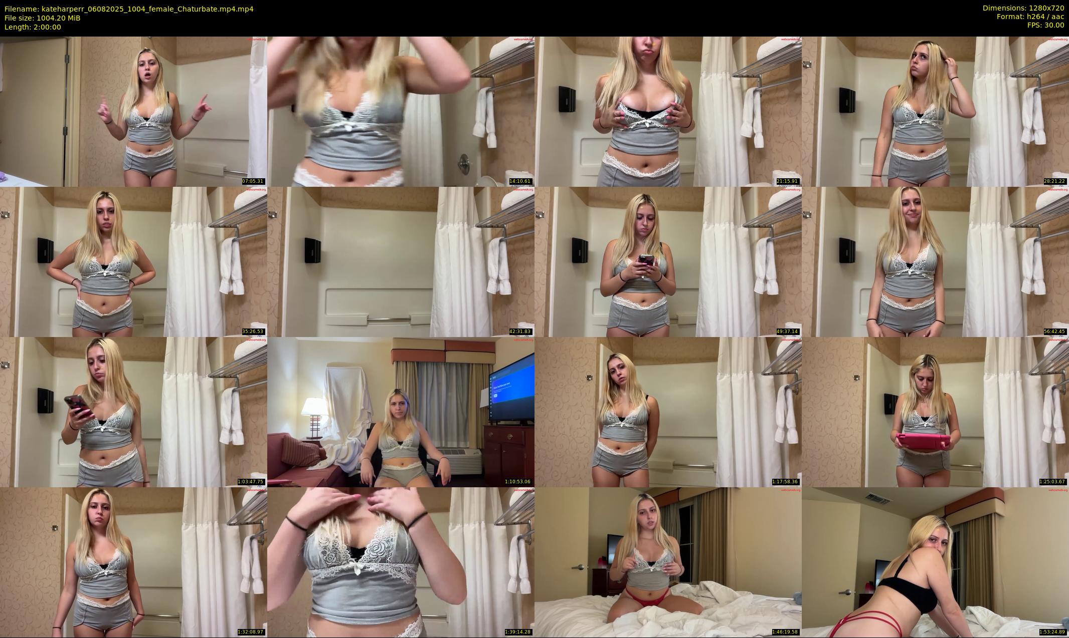 kateharperr — 120 minute Chaturbate female cam show recording, 720p, Aug 6, 2025