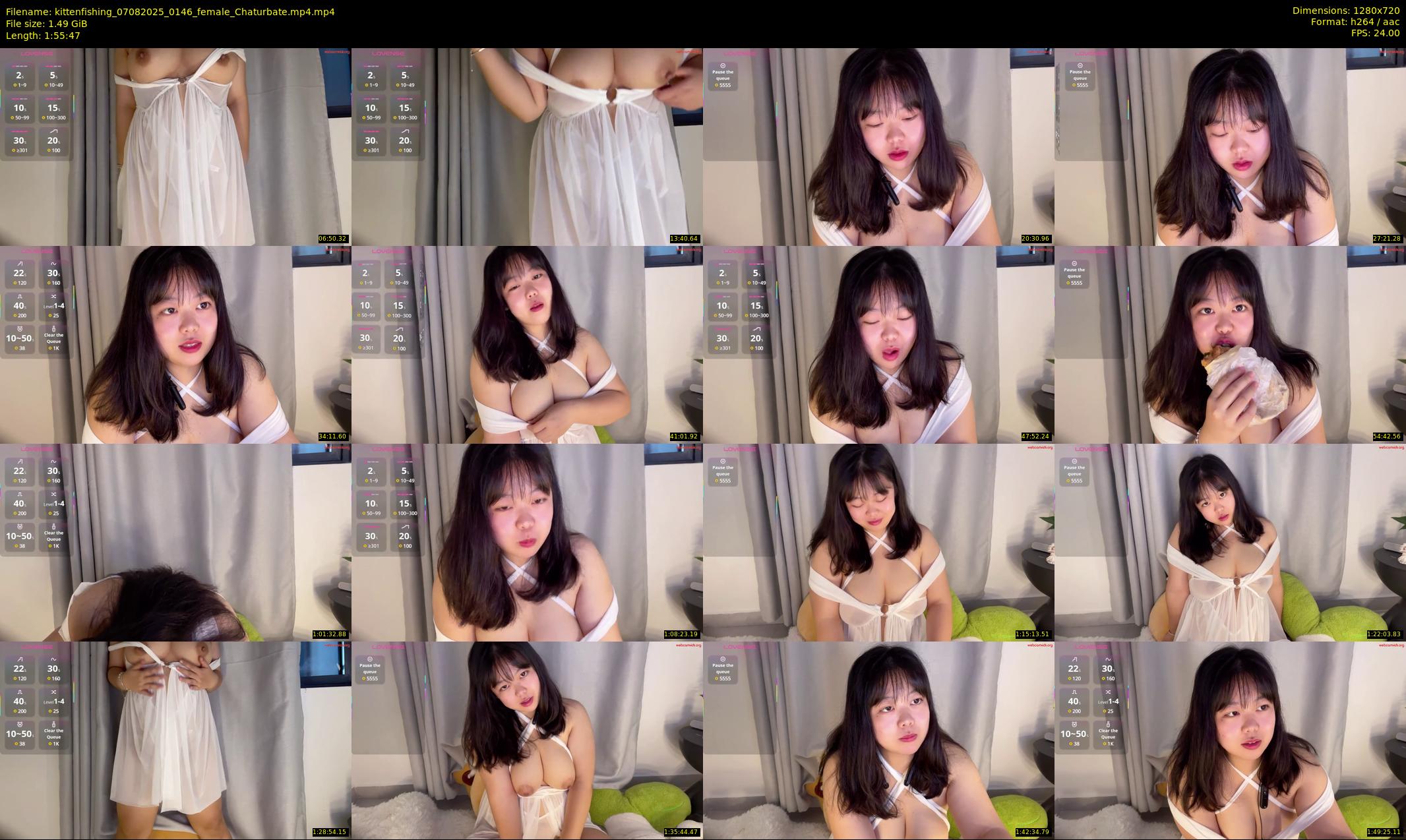 kittenfishing — 116 minute Chaturbate female cam show recording, 720p, Aug 7, 2025