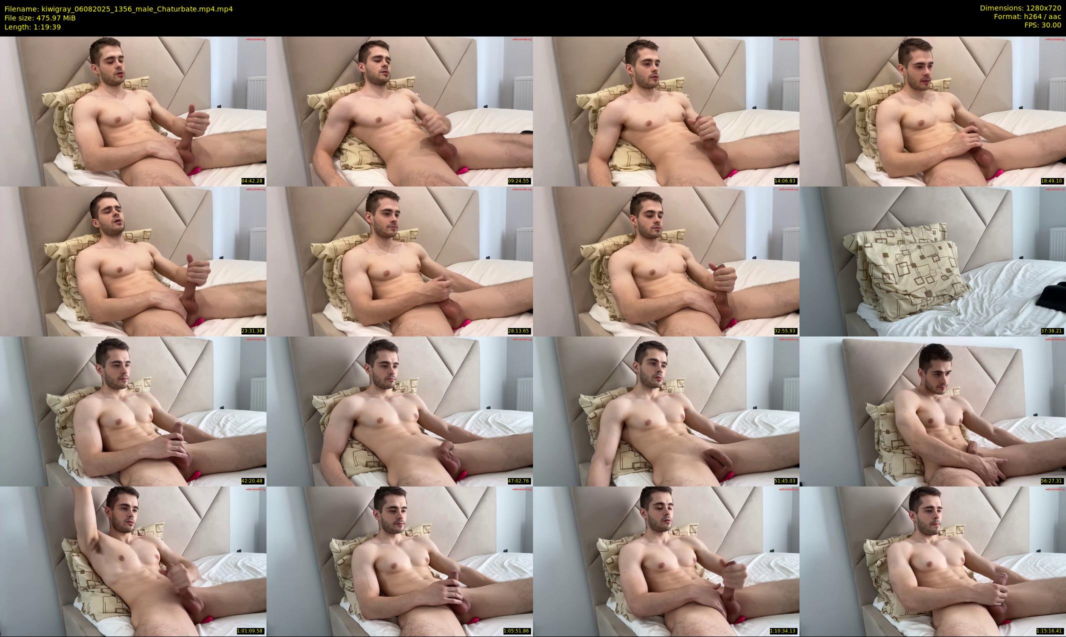 kiwigray — 80 minute Chaturbate male cam show recording, 720p, Aug 6, 2025