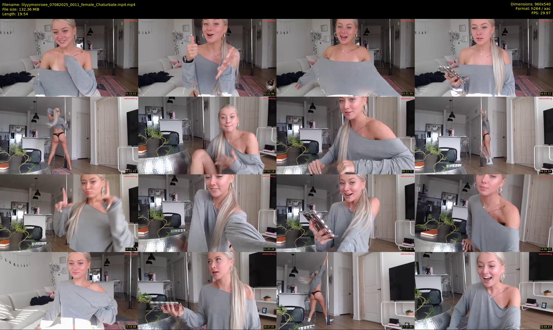 lilyyymonroee — 20 minute Chaturbate female cam show recording, 480p, Aug 7, 2025
