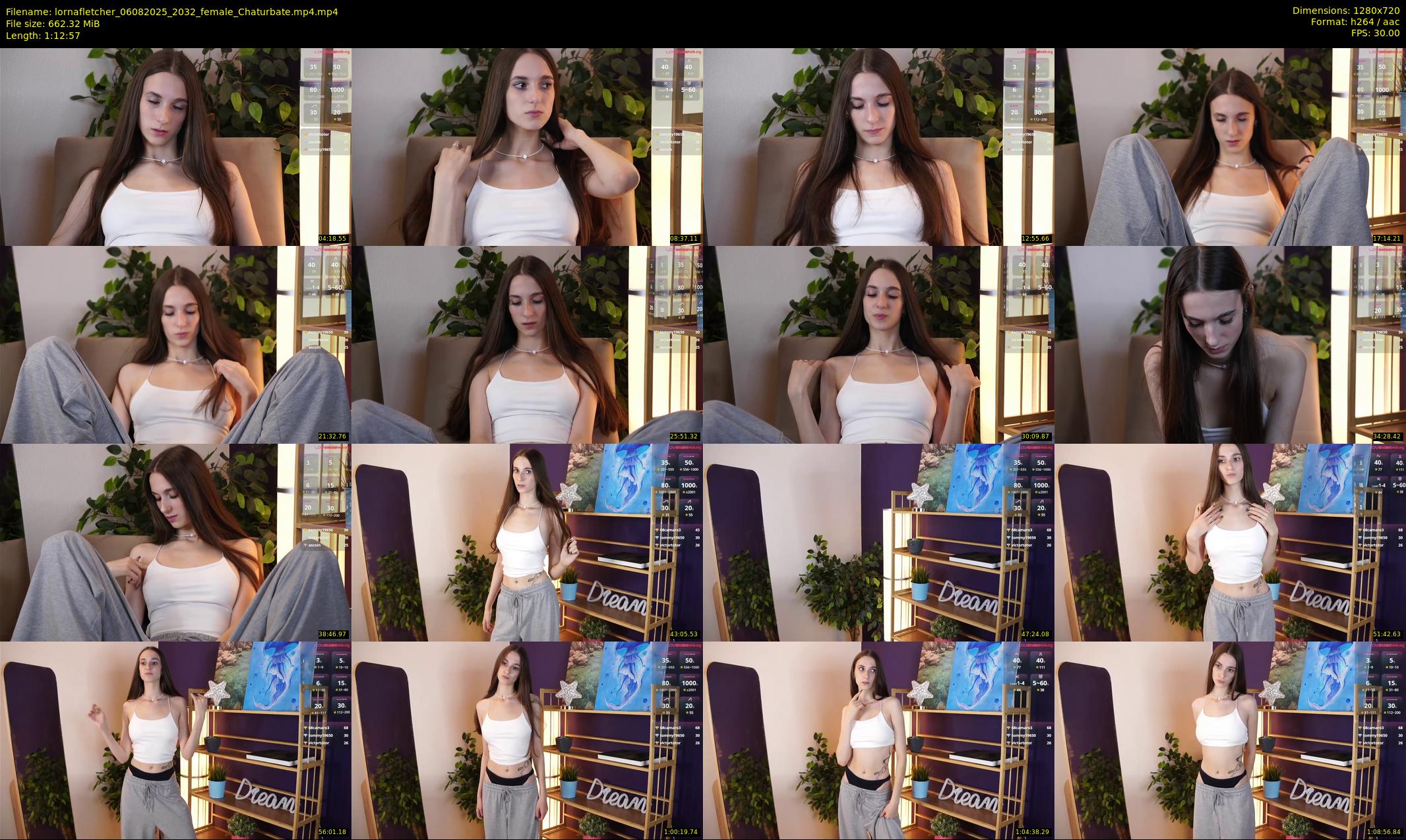 lornafletcher — 73 minute Chaturbate female cam show recording, 720p, Aug 6, 2025