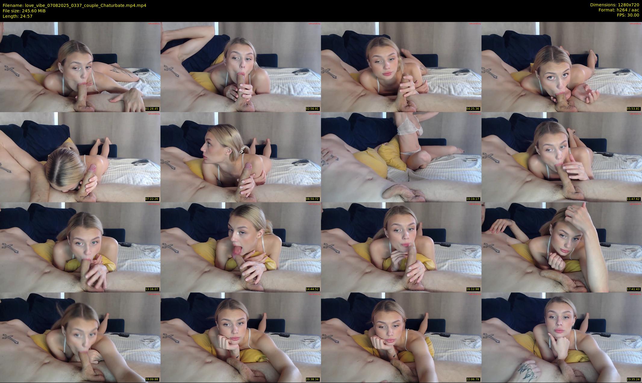 love_vibe — 25 minute Chaturbate couple cam show recording, 720p, Aug 7, 2025