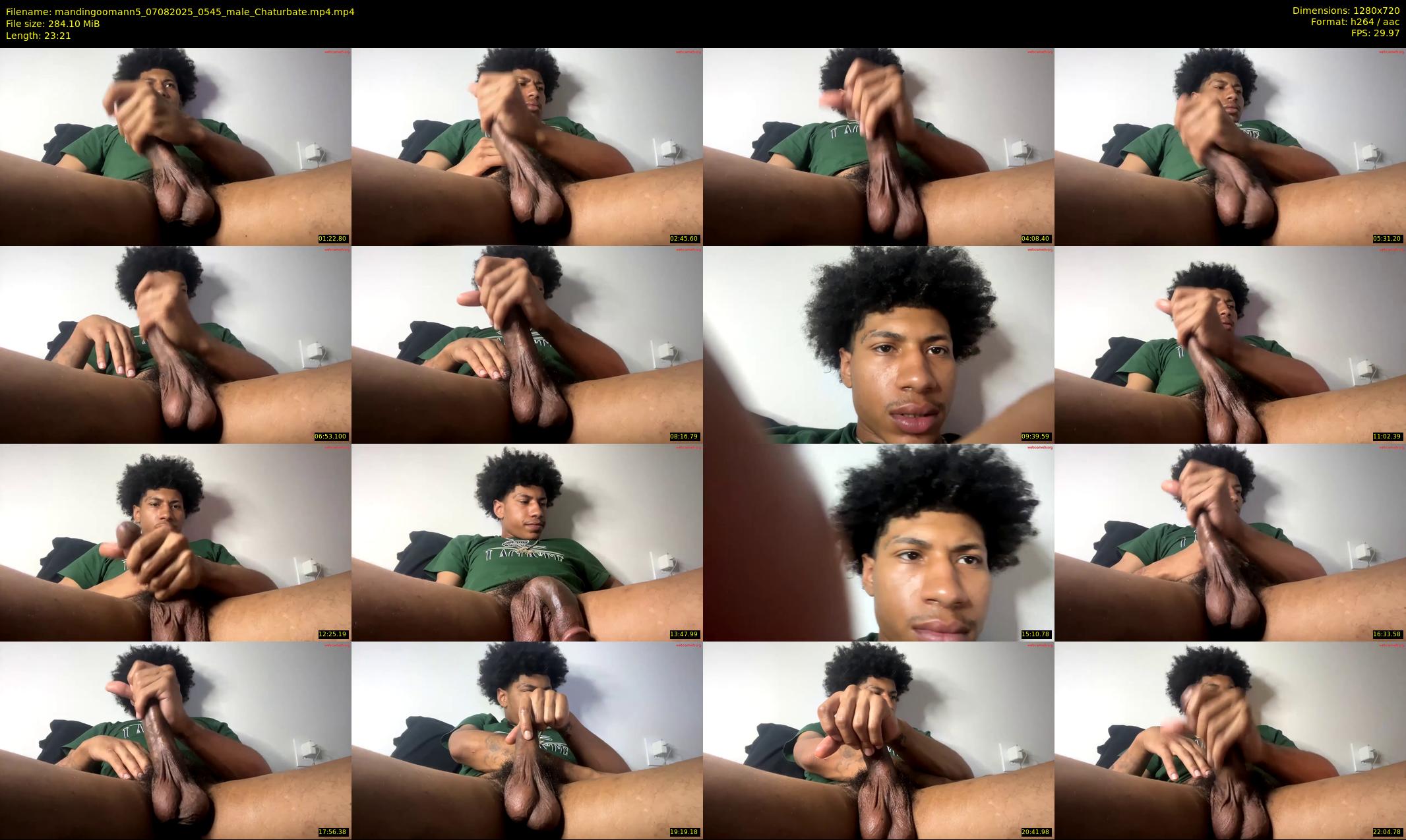 mandingoomann5 — 24 minute Chaturbate male cam show recording, 720p, Aug 7, 2025