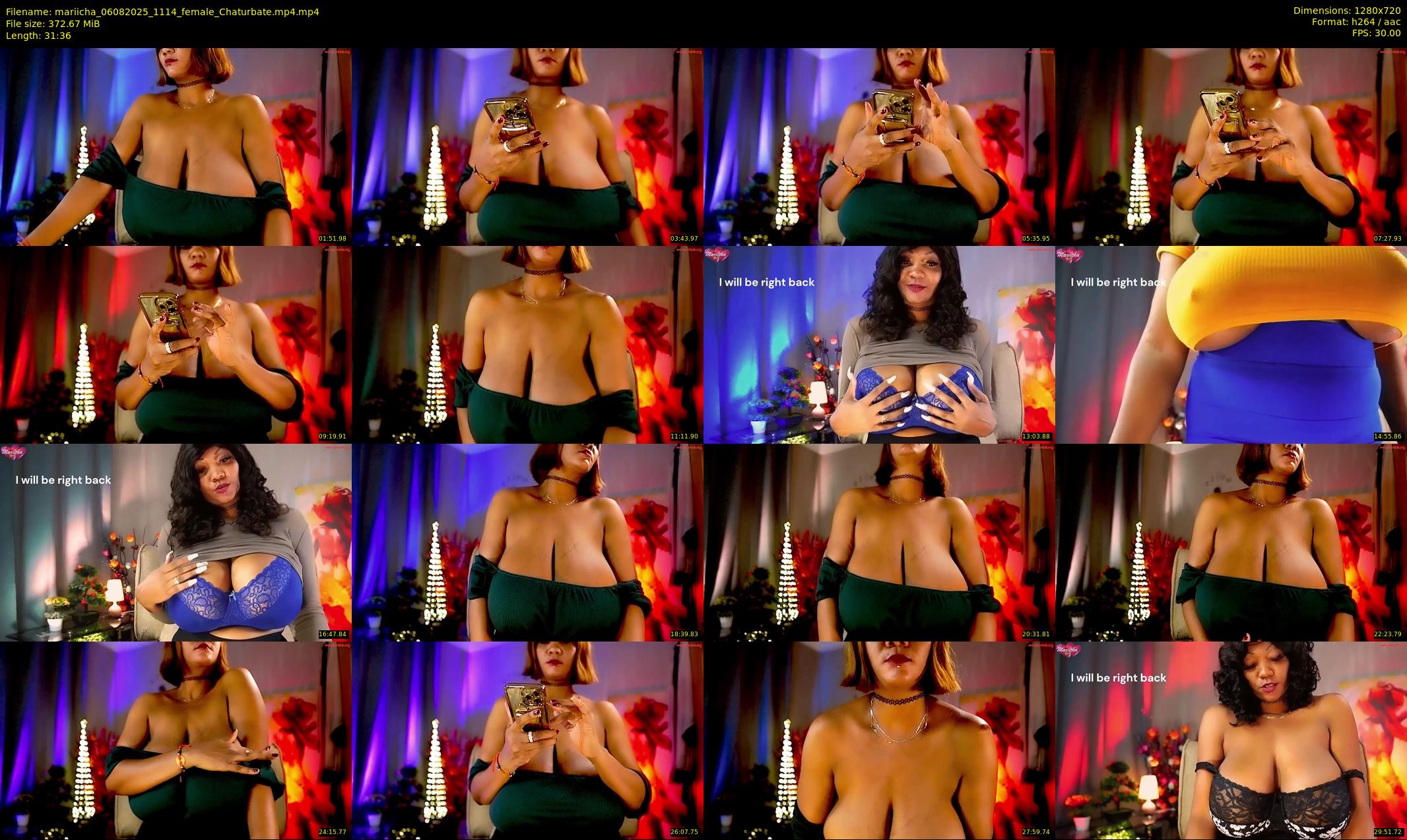 mariicha — 32 minute Chaturbate female cam show recording, 720p, Aug 6, 2025