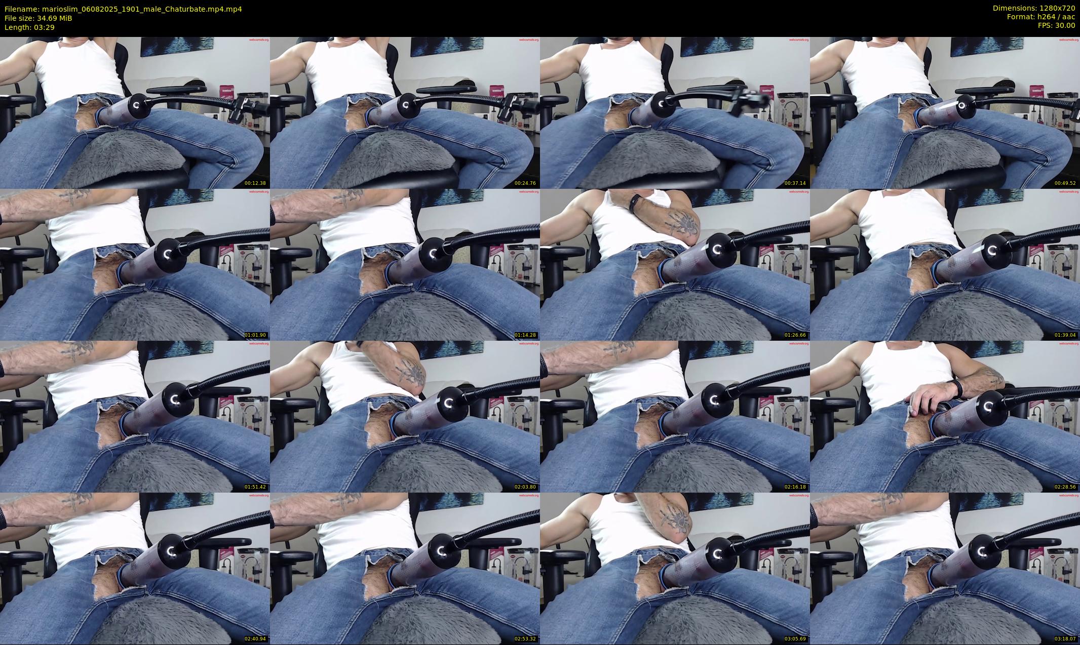 marioslim — 4 minute Chaturbate male cam show recording, 720p, Aug 6, 2025