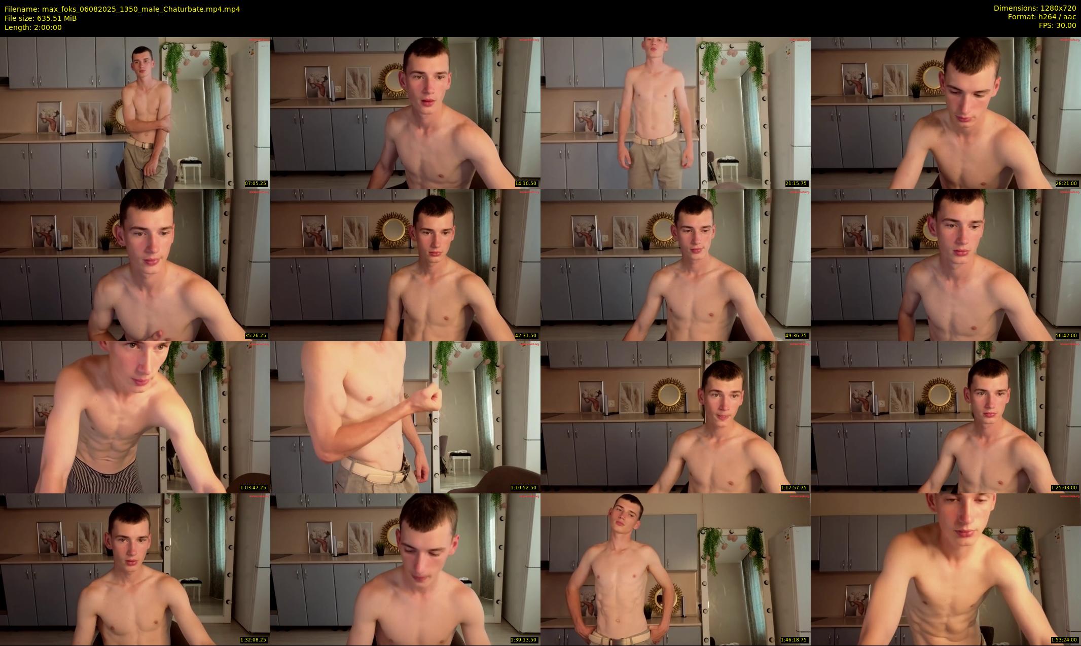 max_foks — 120 minute Chaturbate male cam show recording, 720p, Aug 6, 2025