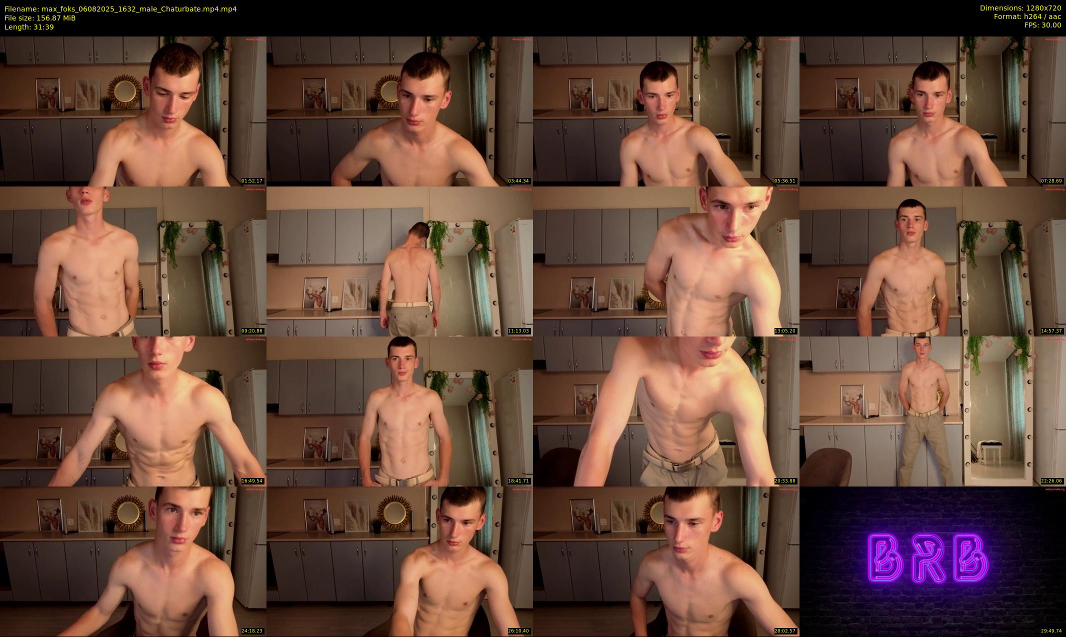 max_foks — 32 minute Chaturbate male cam show recording, 720p, Aug 6, 2025