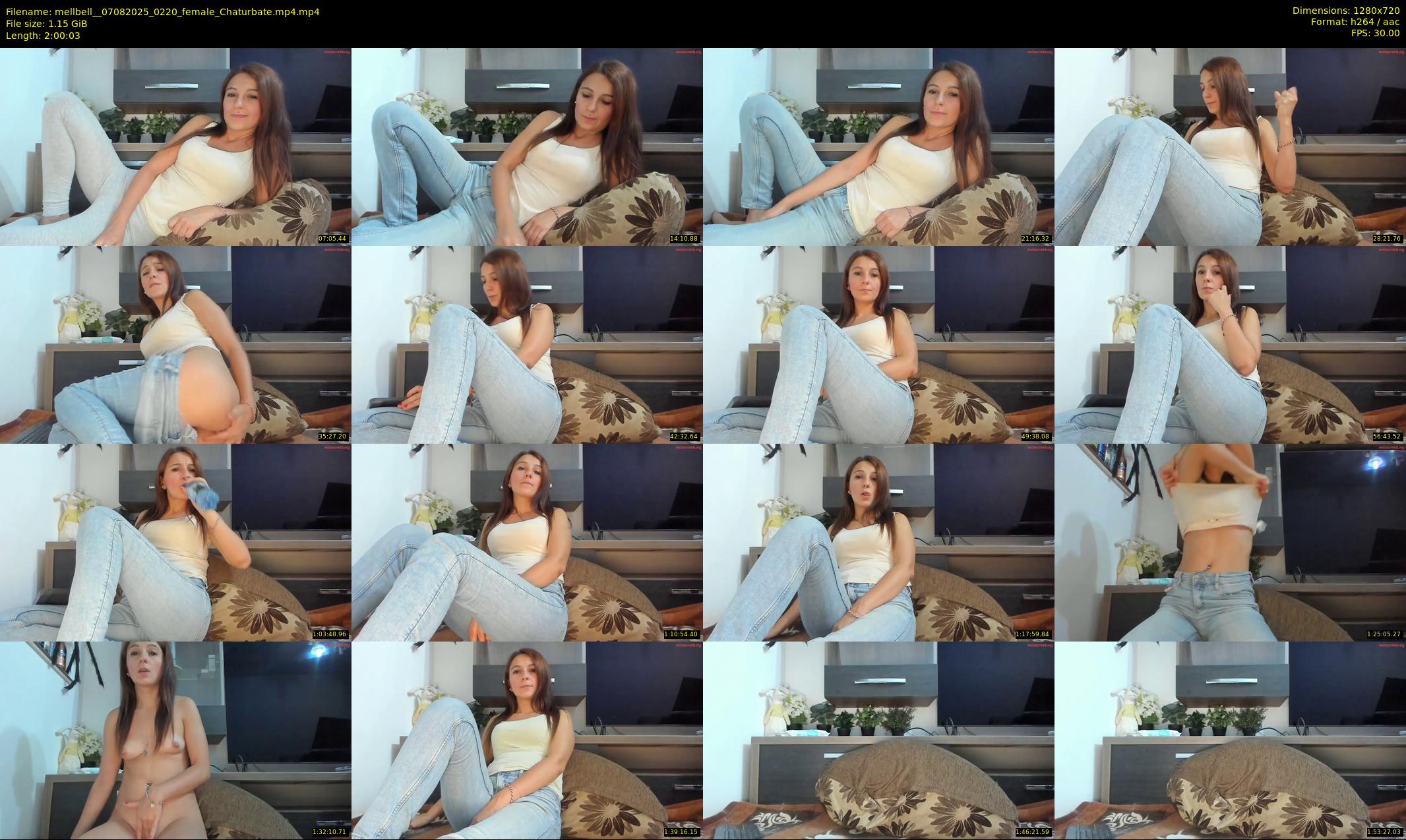 mellbell_ — 121 minute Chaturbate female cam show recording, 720p, Aug 7, 2025