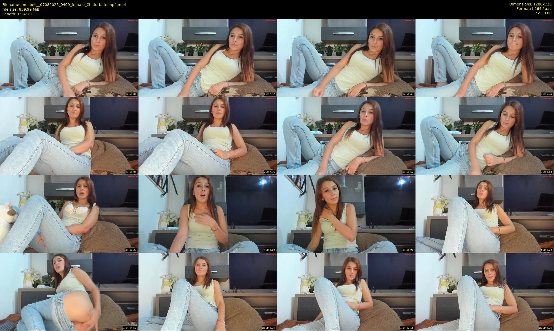 mellbell_ — 85 minute Chaturbate female cam show recording, 720p, Aug 7, 2025