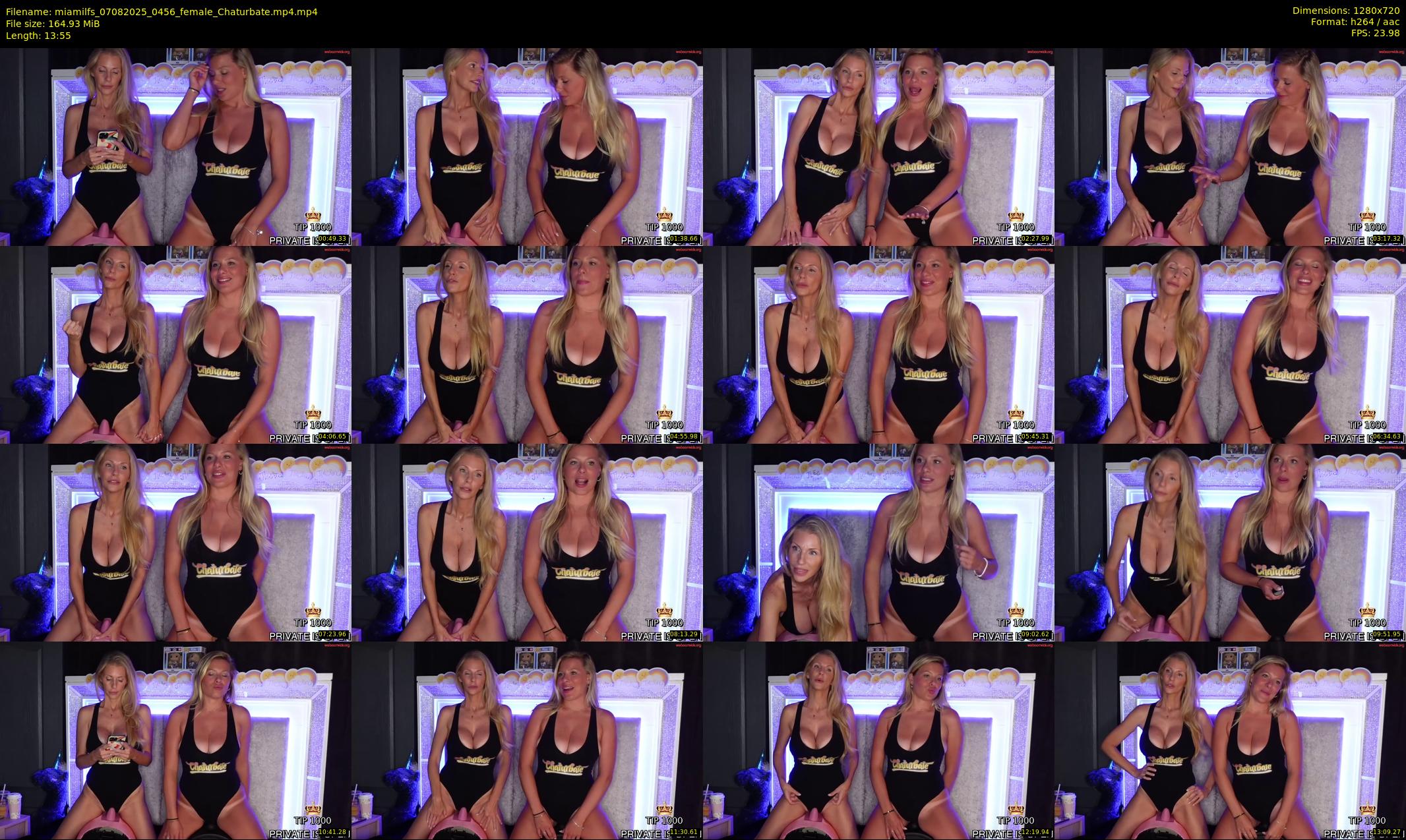 miamilfs — 14 minute Chaturbate female cam show recording, 720p, Aug 7, 2025