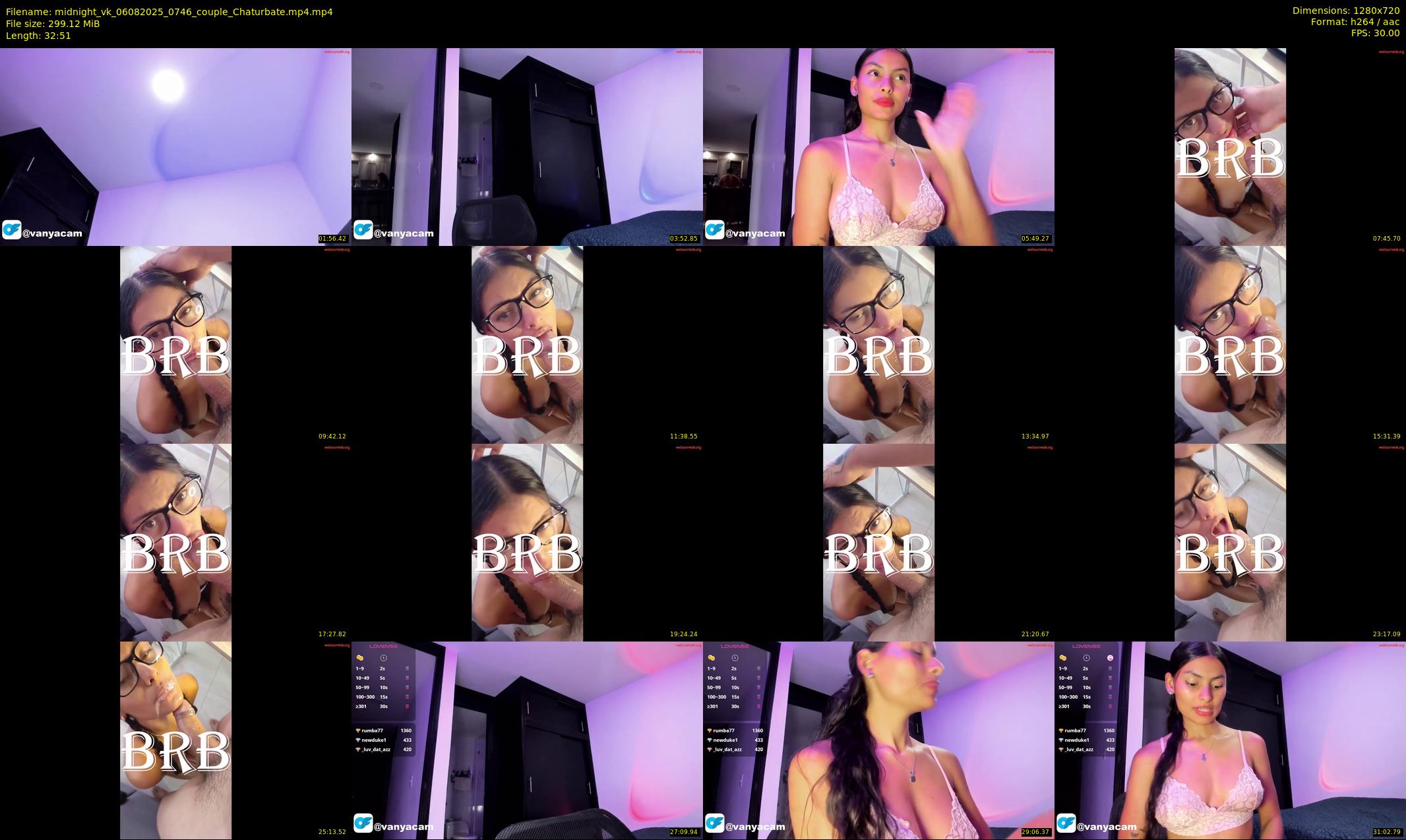 midnight_vk — 33 minute Chaturbate couple cam show recording, 720p, Aug 6, 2025