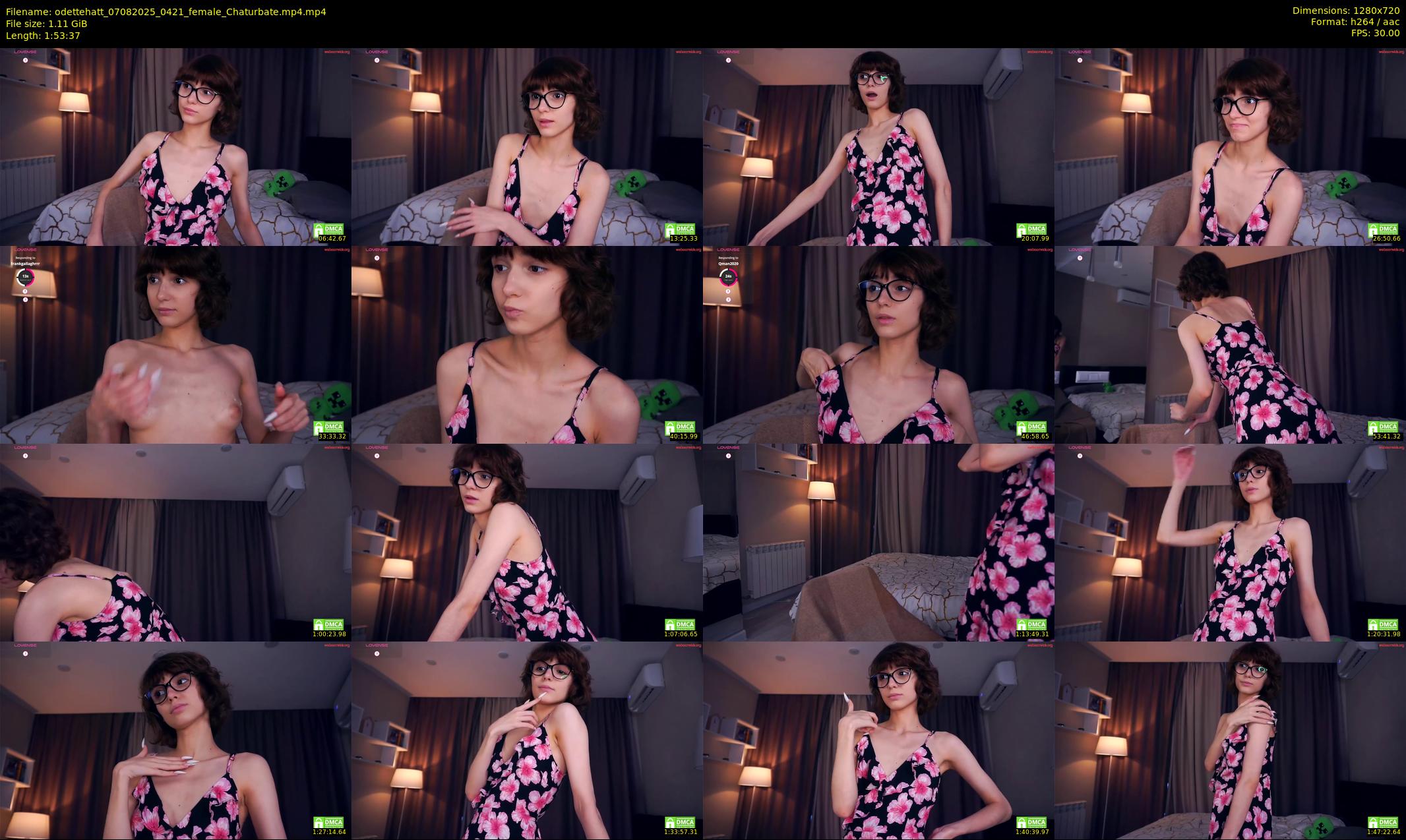 odettehatt — 114 minute Chaturbate female cam show recording, 720p, Aug 7, 2025