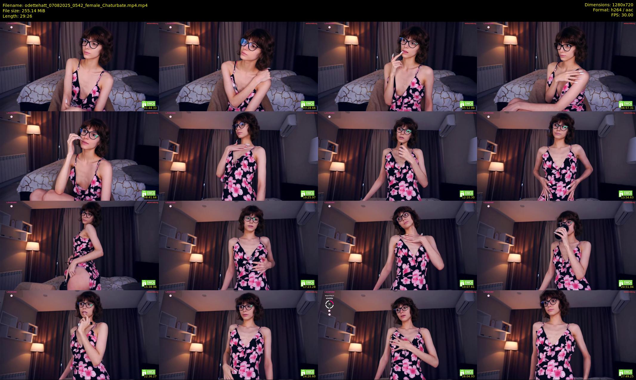 odettehatt — 30 minute Chaturbate female cam show recording, 720p, Aug 7, 2025