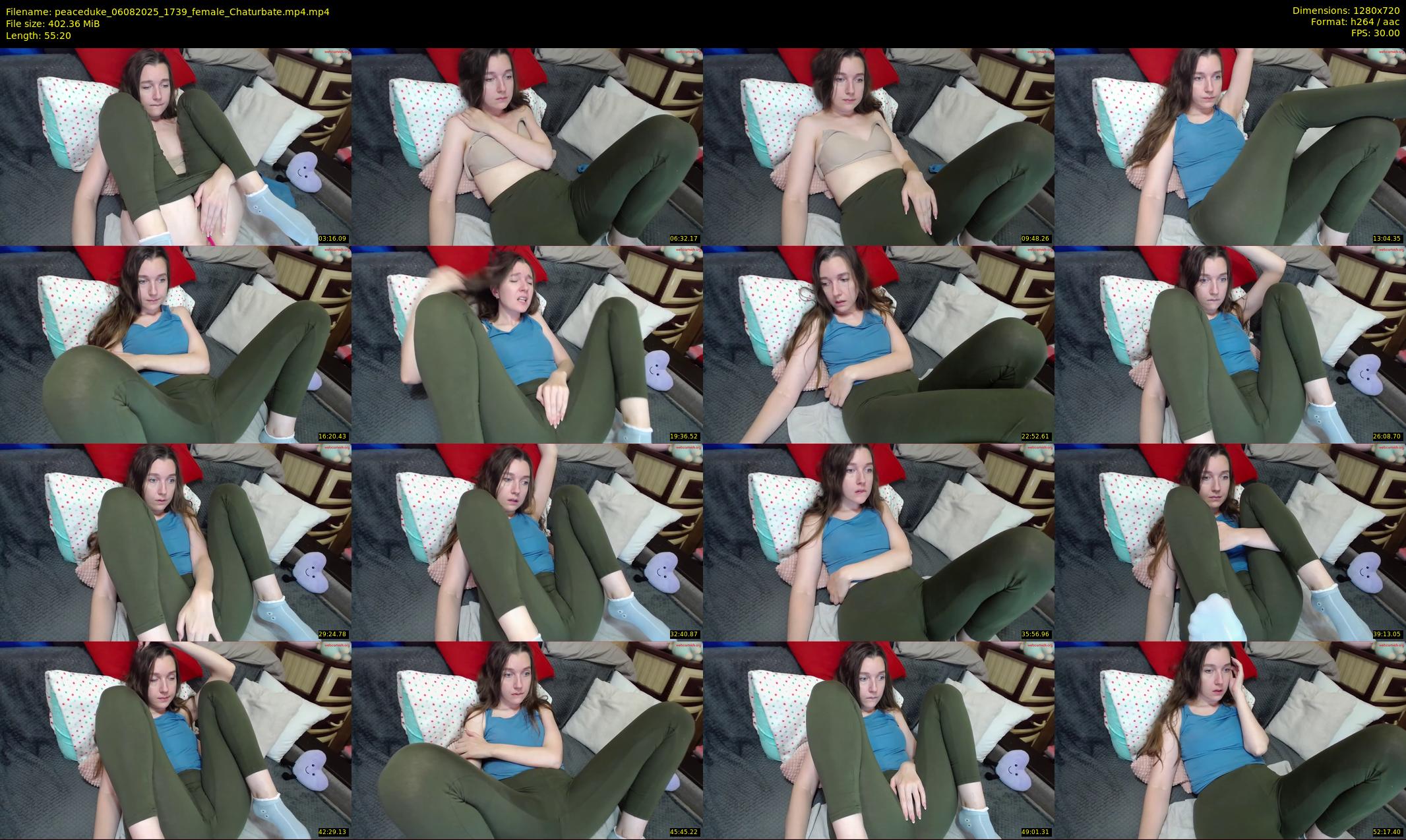 peaceduke — 56 minute Chaturbate female cam show recording, 720p, Aug 6, 2025