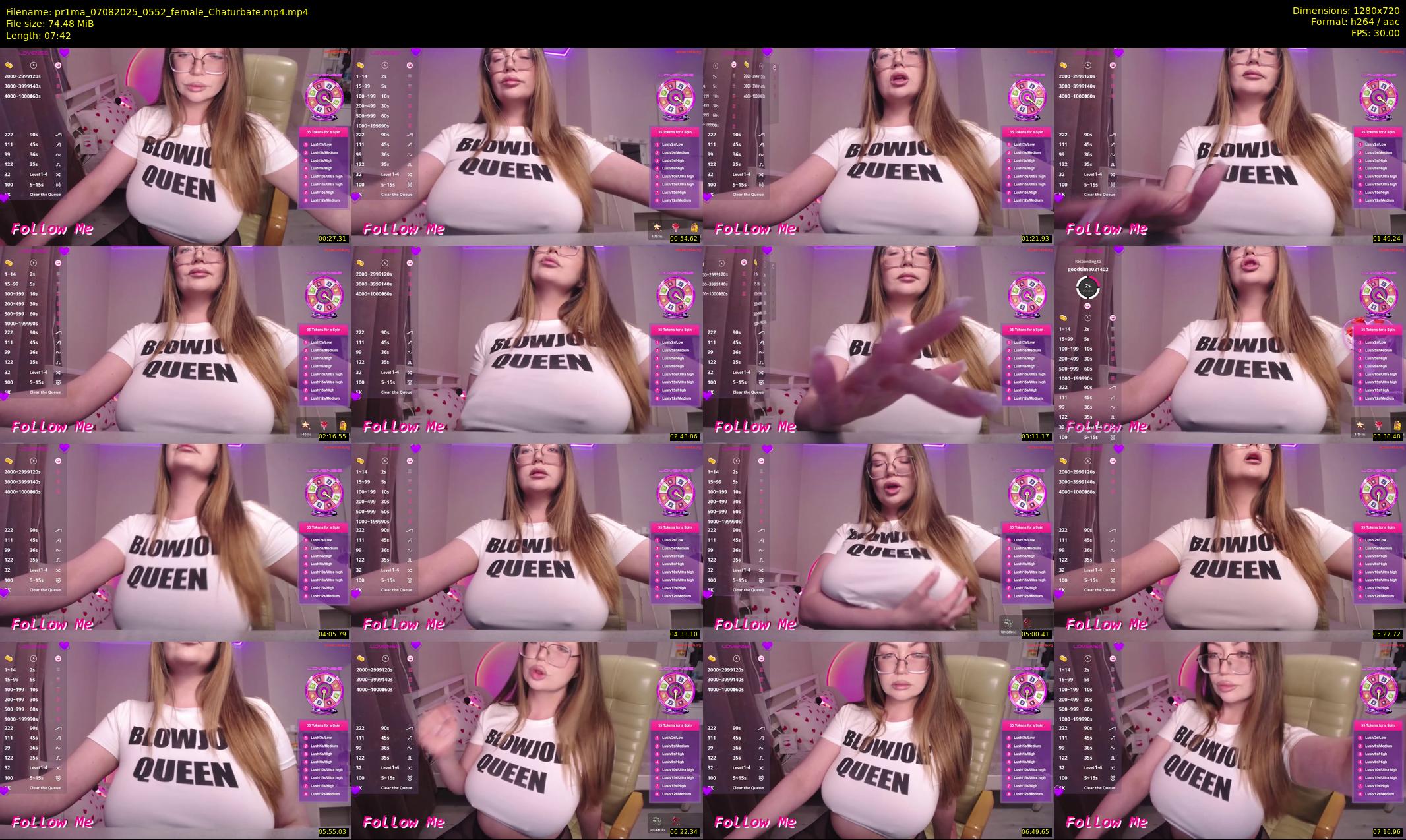 pr1ma — 8 minute Chaturbate female cam show recording, 720p, Aug 7, 2025
