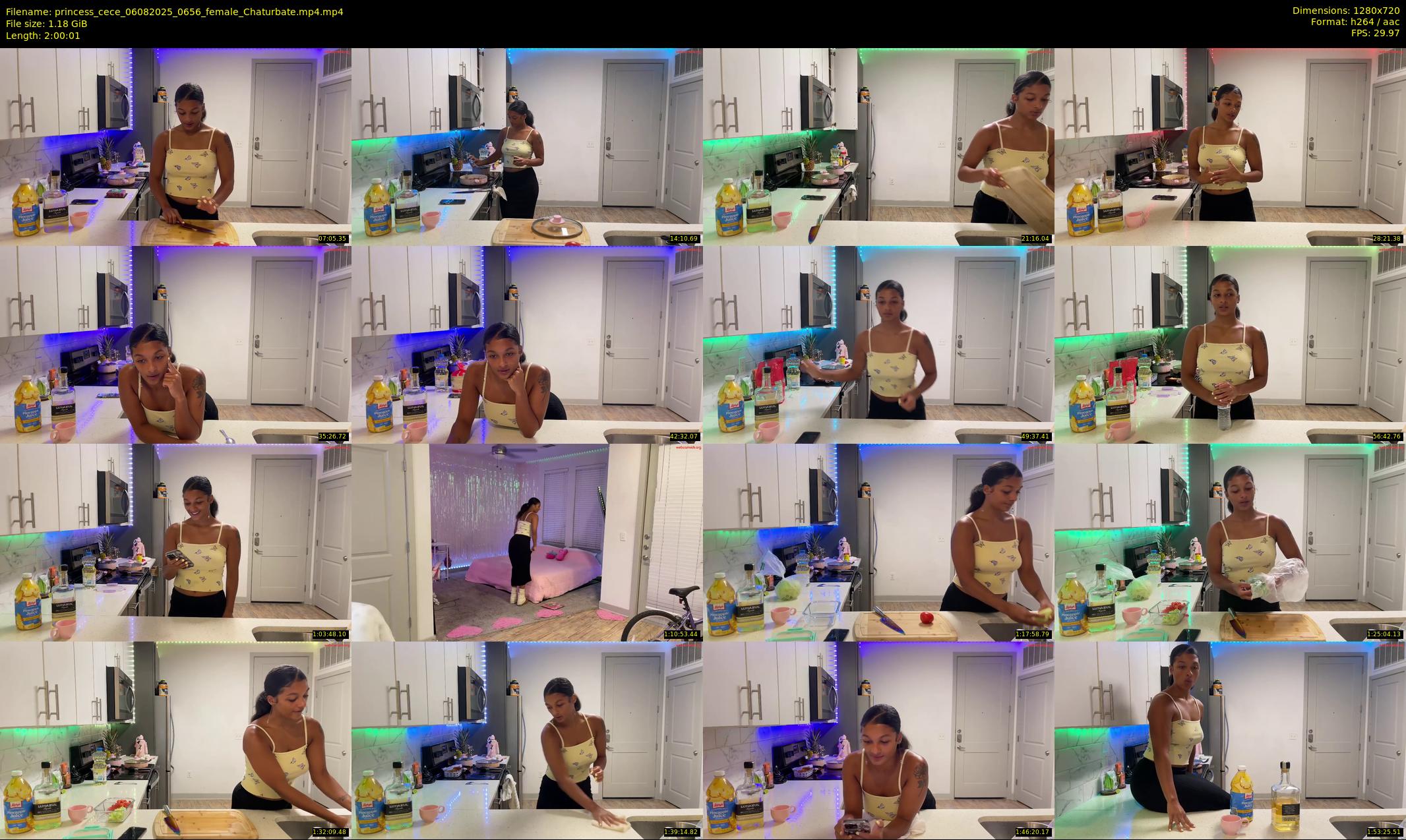 princess_cece — 121 minute Chaturbate female cam show recording, 720p, Aug 6, 2025