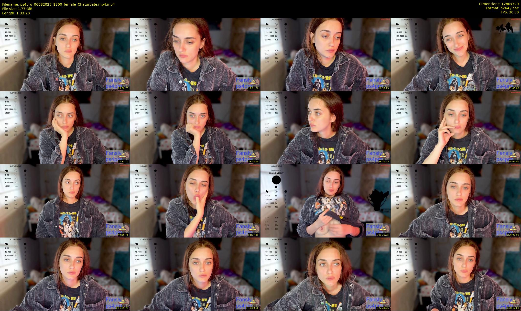 ps4pro — 94 minute Chaturbate female cam show recording, 720p, Aug 6, 2025