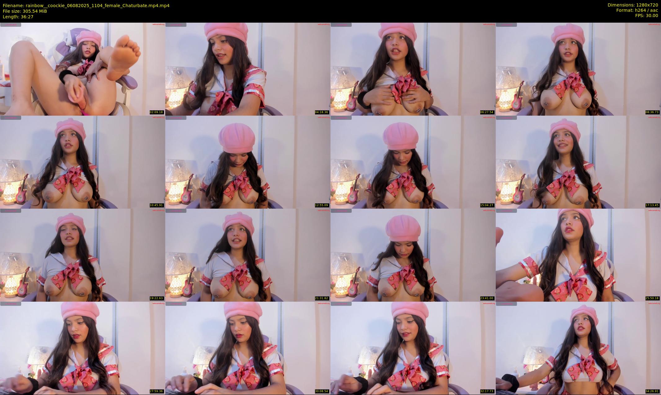 rainbow__coockie — 37 minute Chaturbate female cam show recording, 720p, Aug 6, 2025