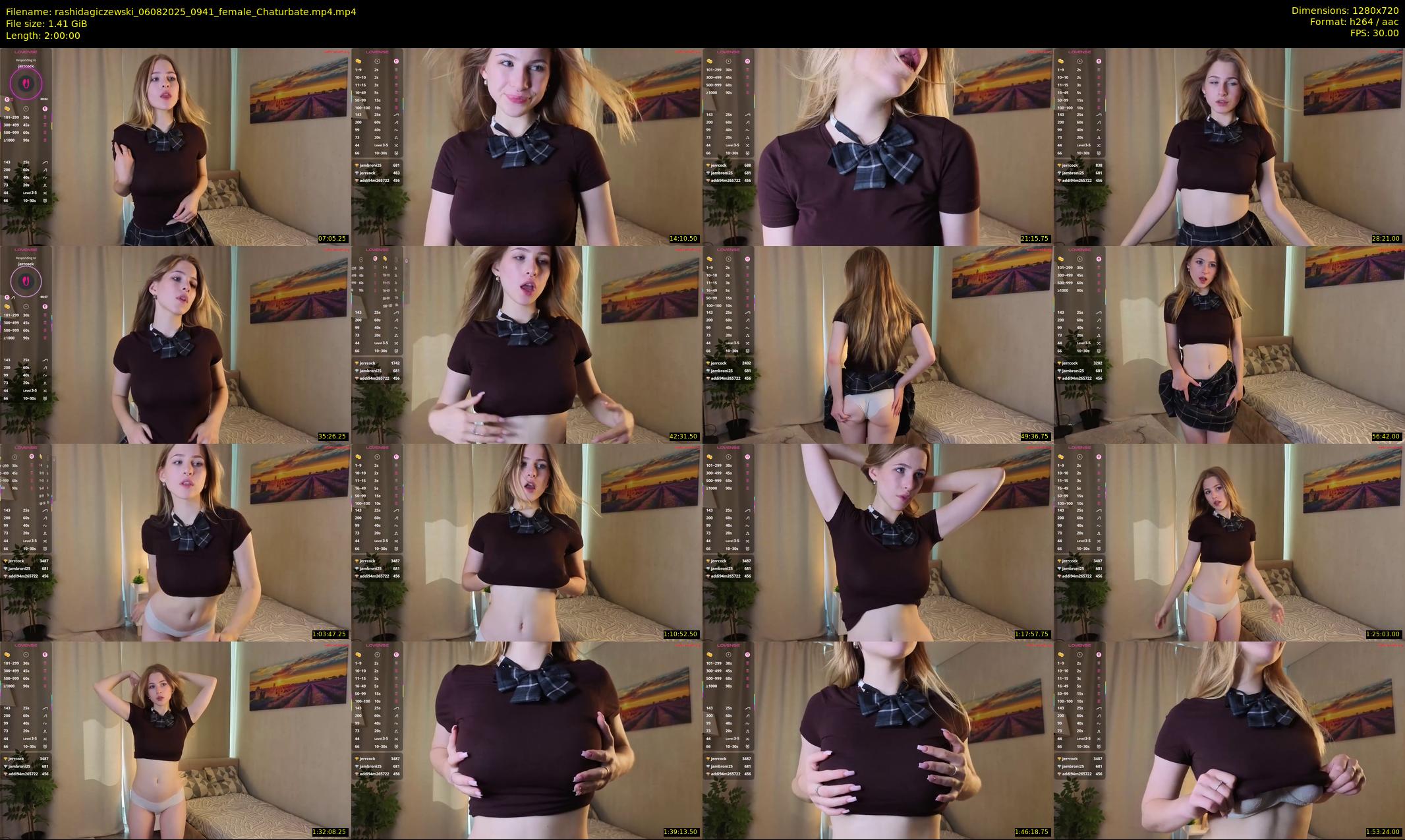 rashidagiczewski — 120 minute Chaturbate female cam show recording, 720p, Aug 6, 2025