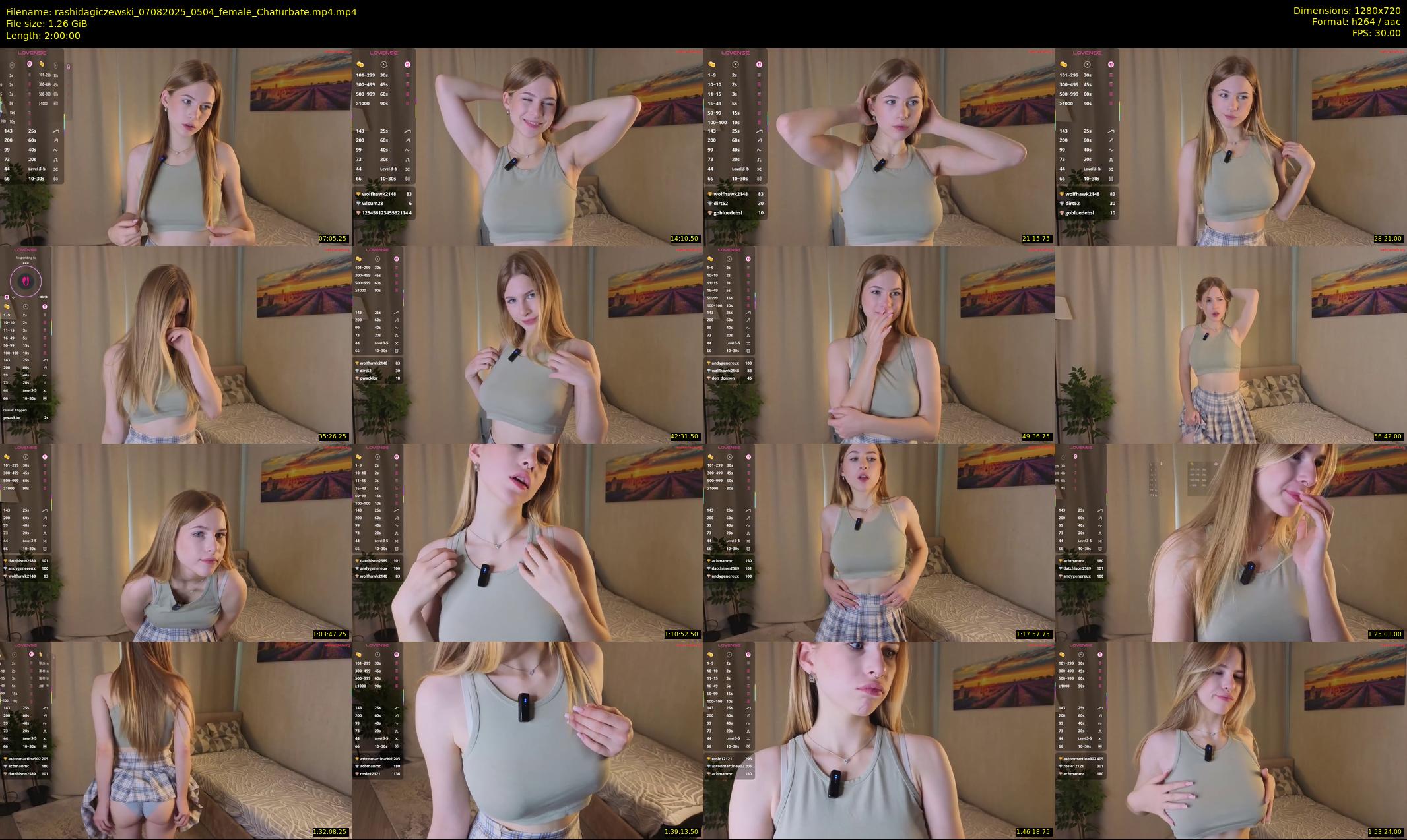 rashidagiczewski — 120 minute Chaturbate female cam show recording, 720p, Aug 7, 2025