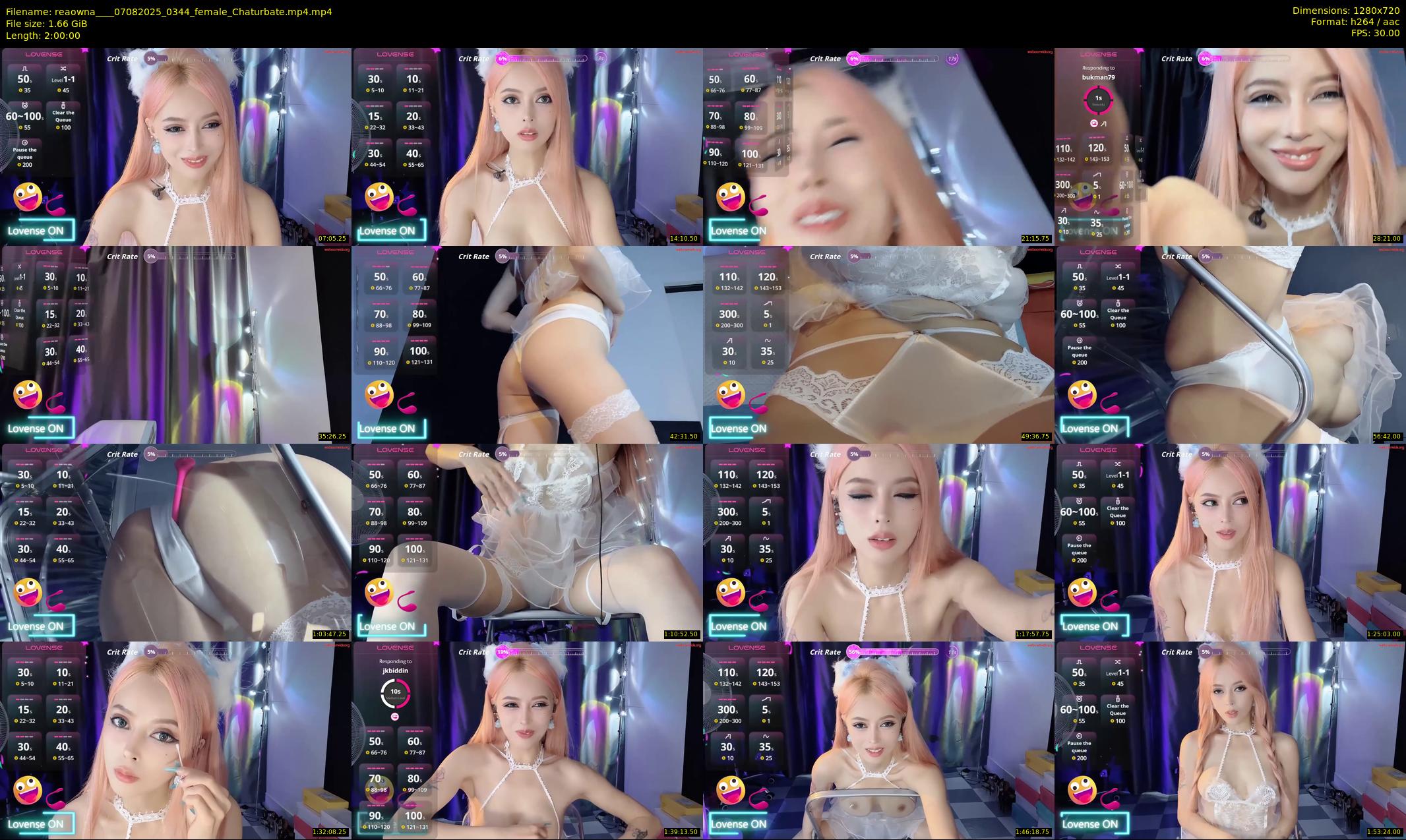 reaowna___ — 120 minute Chaturbate female cam show recording, 720p, Aug 7, 2025