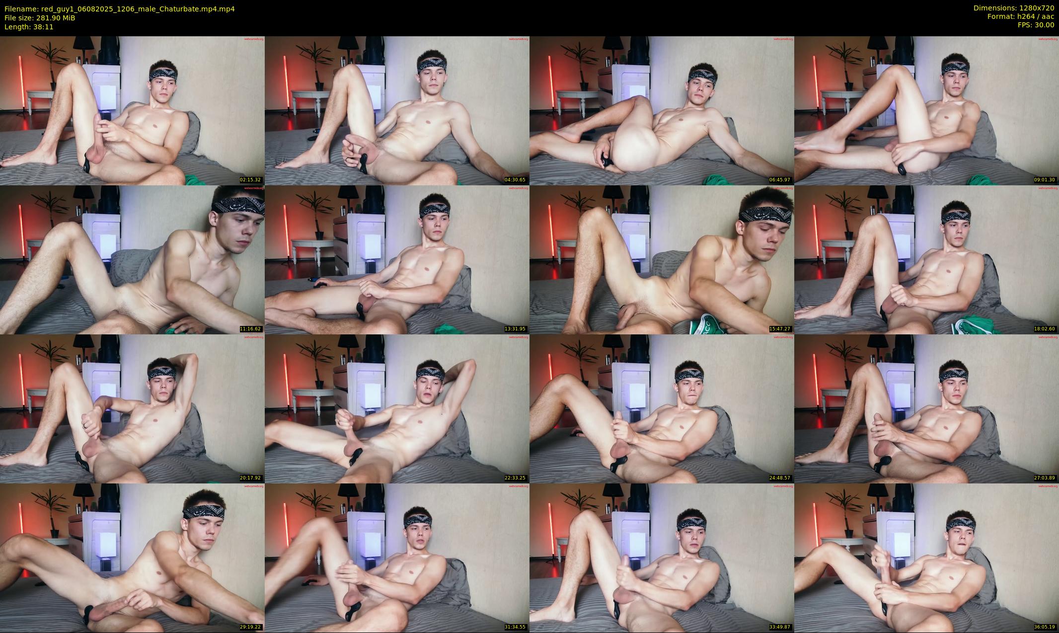 red_guy1 — 39 minute Chaturbate male cam show recording, 720p, Aug 6, 2025