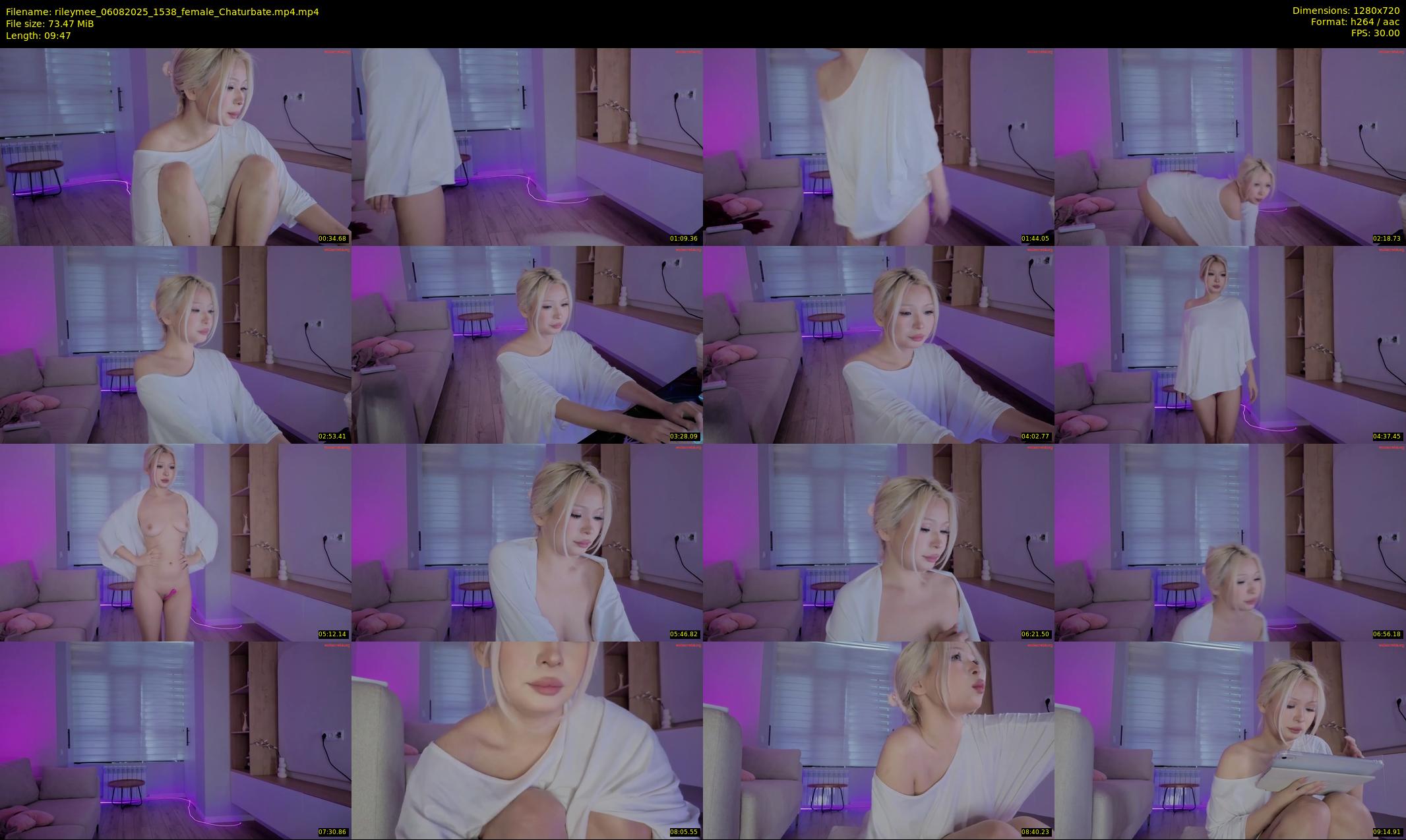 rileymee — 10 minute Chaturbate female cam show recording, 720p, Aug 6, 2025
