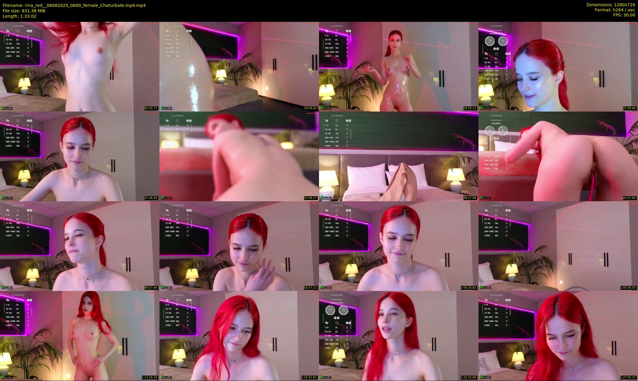 rina_red_ — 94 minute Chaturbate female cam show recording, 720p, Aug 6, 2025