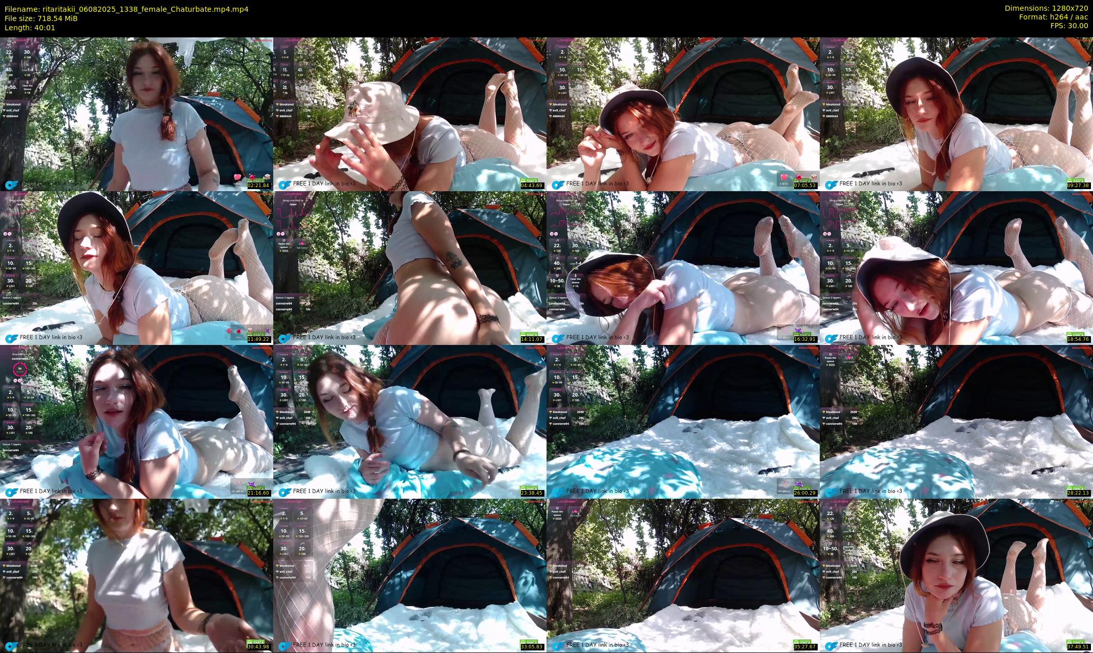 ritaritakii — 41 minute Chaturbate female cam show recording, 720p, Aug 6, 2025