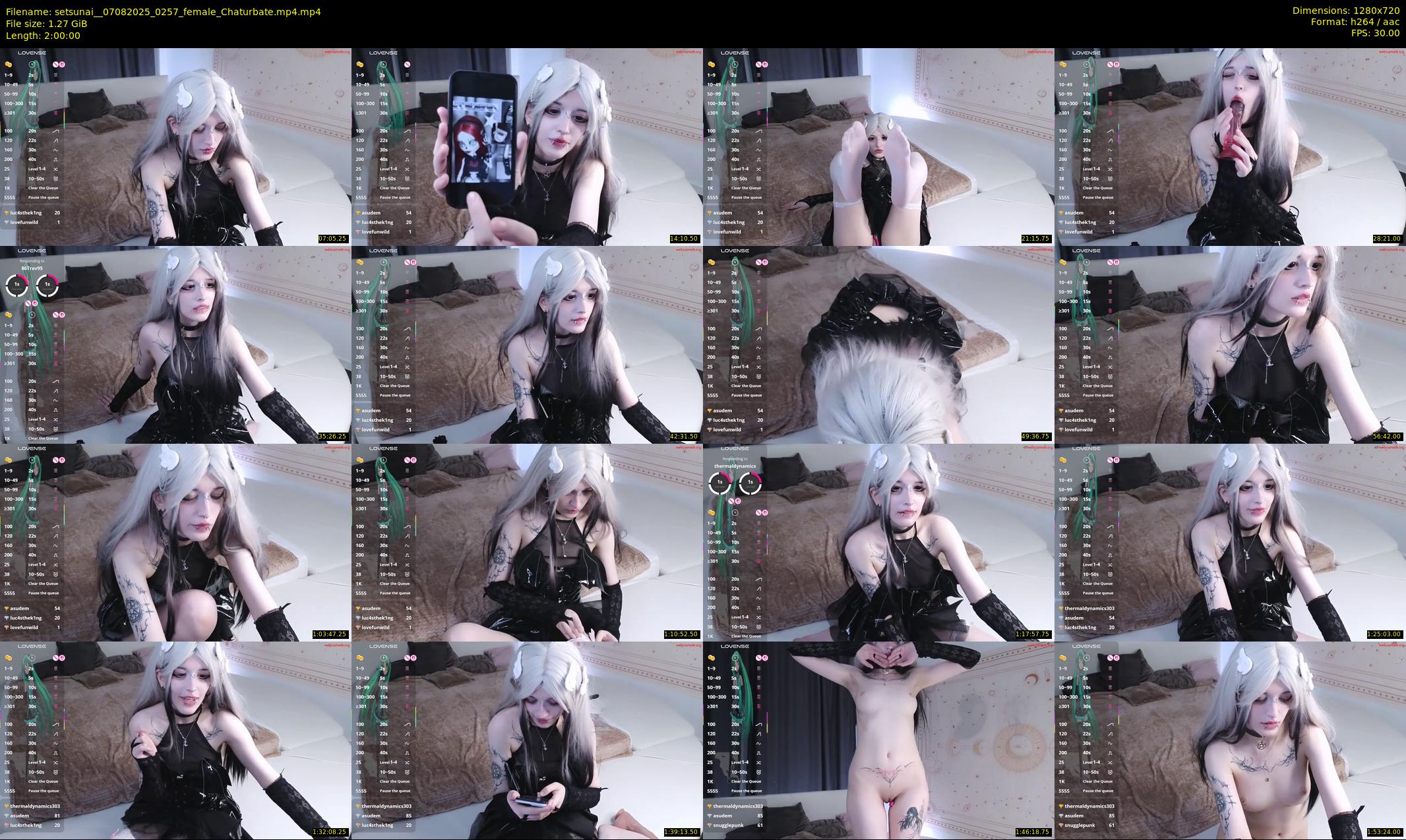 setsunai_ — 120 minute Chaturbate female cam show recording, 720p, Aug 7, 2025