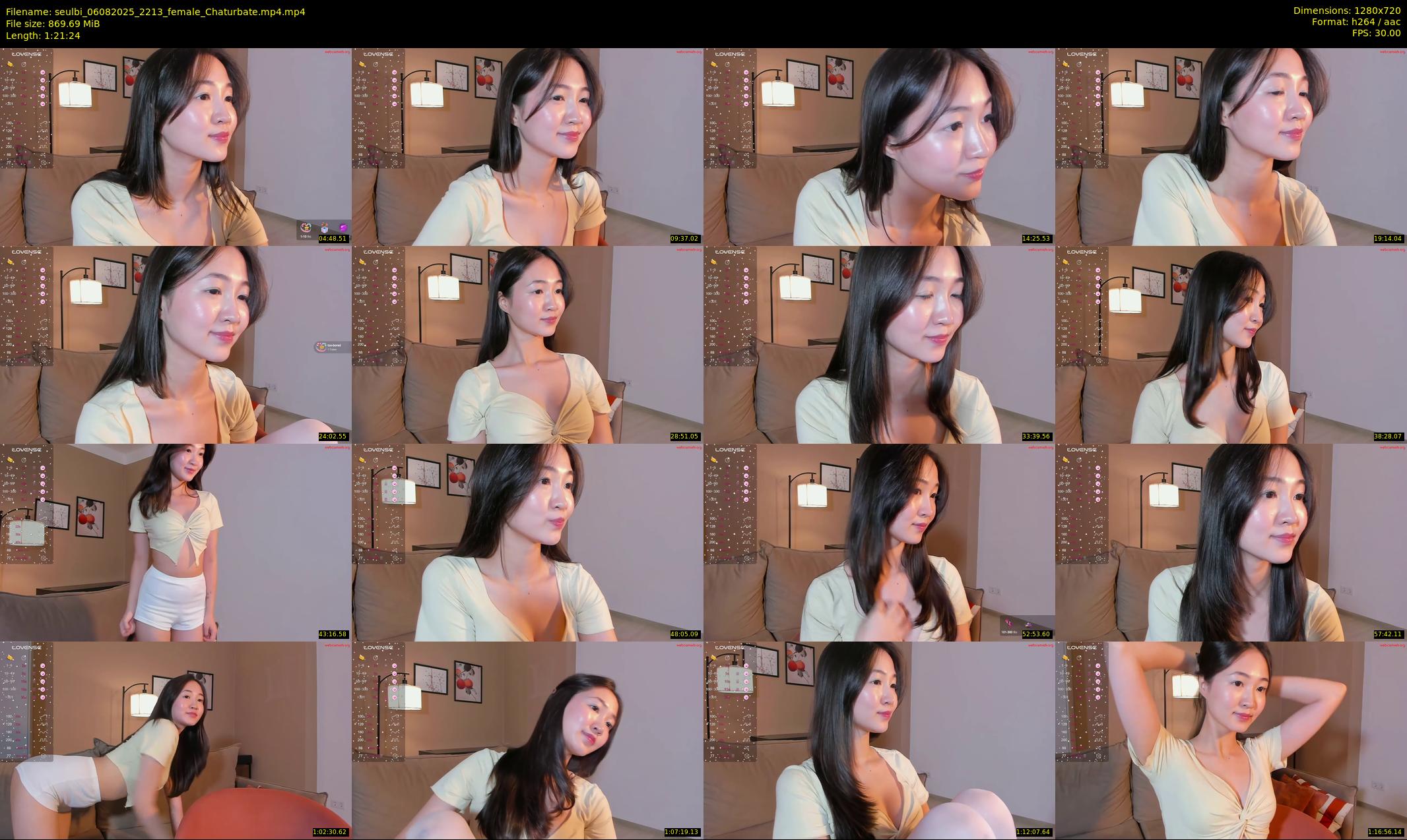 seulbi — 82 minute Chaturbate female cam show recording, 720p, Aug 6, 2025