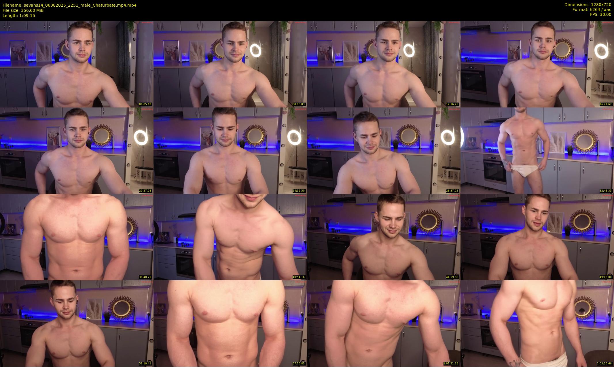 sevans14 — 70 minute Chaturbate male cam show recording, 720p, Aug 6, 2025