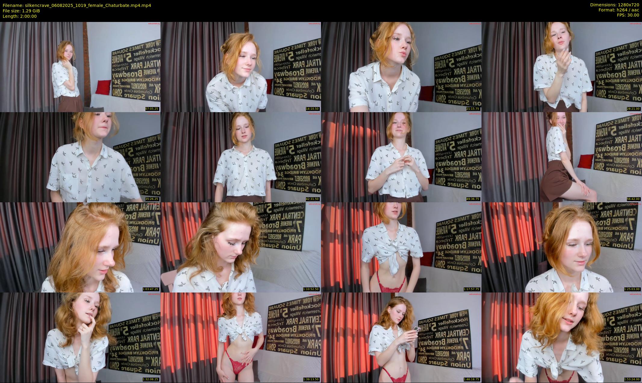 silkencrave — 120 minute Chaturbate female cam show recording, 720p, Aug 6, 2025